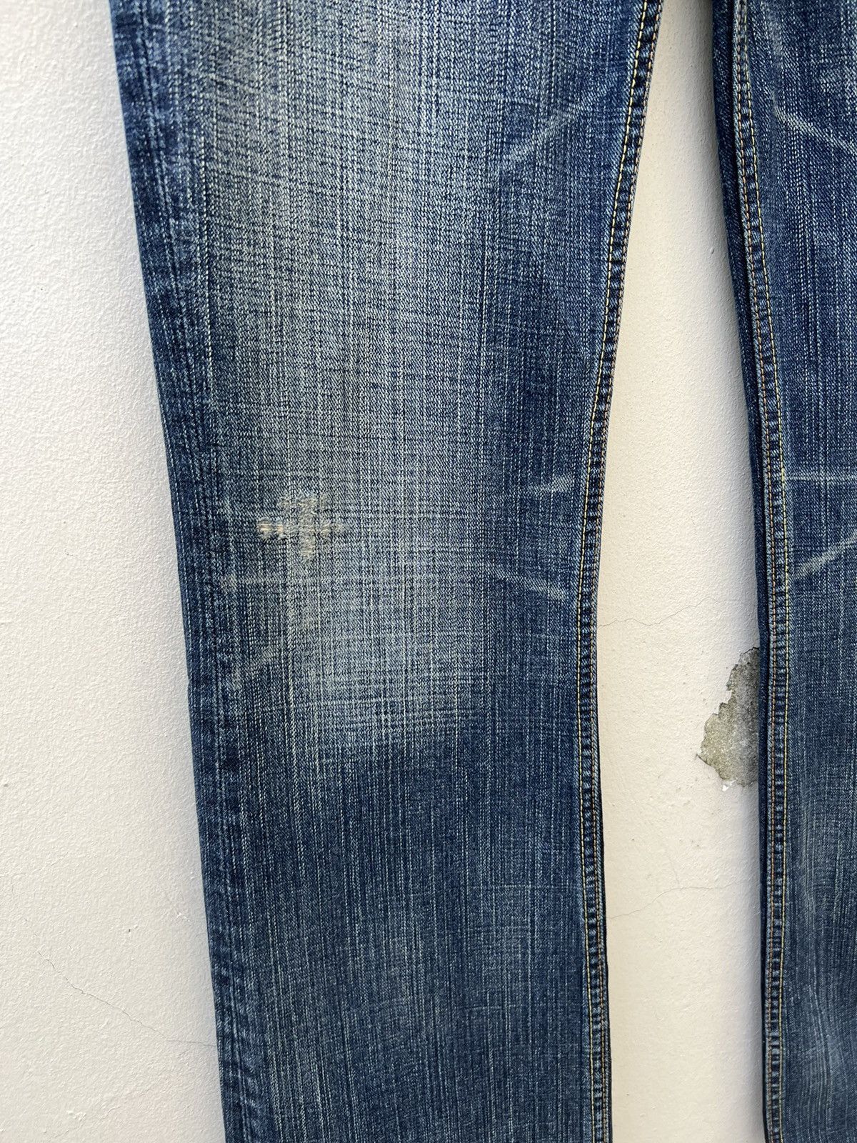 Vintage Flare Denim Craft Japan Faded Denim Jeans Free Shipping Size US 31 - 10 Thumbnail