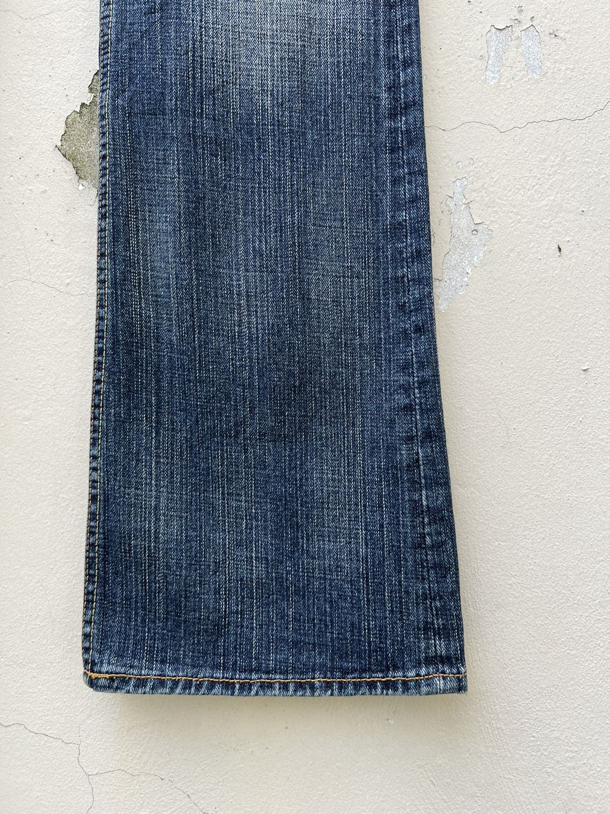 Vintage Flare Denim Craft Japan Faded Denim Jeans Free Shipping Size US 31 - 14 Thumbnail