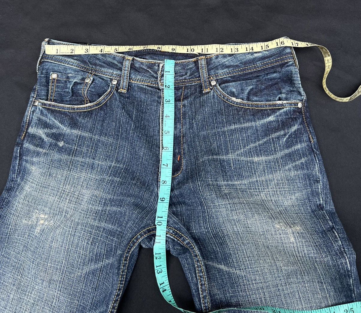 Vintage Flare Denim Craft Japan Faded Denim Jeans Free Shipping Size US 31 - 2 Thumbnail