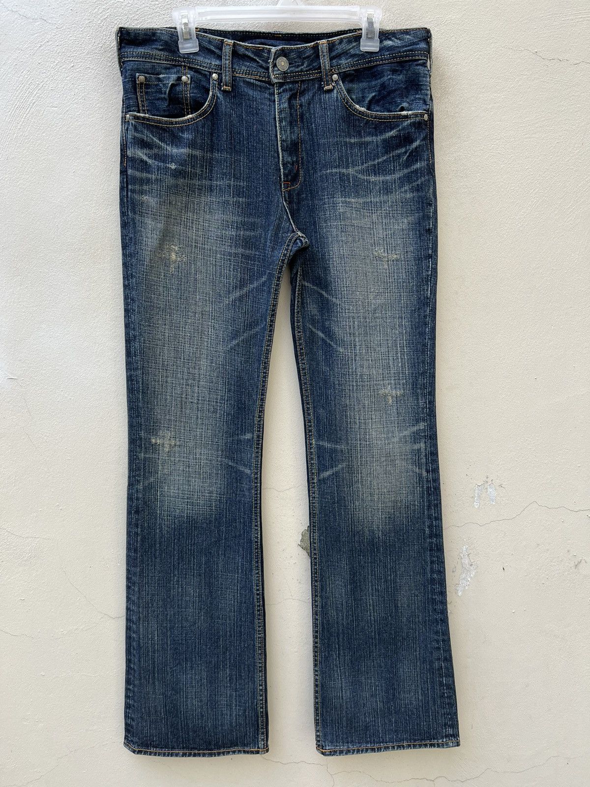Vintage Flare Denim Craft Japan Faded Denim Jeans Free Shipping Size US 31 - 6 Thumbnail