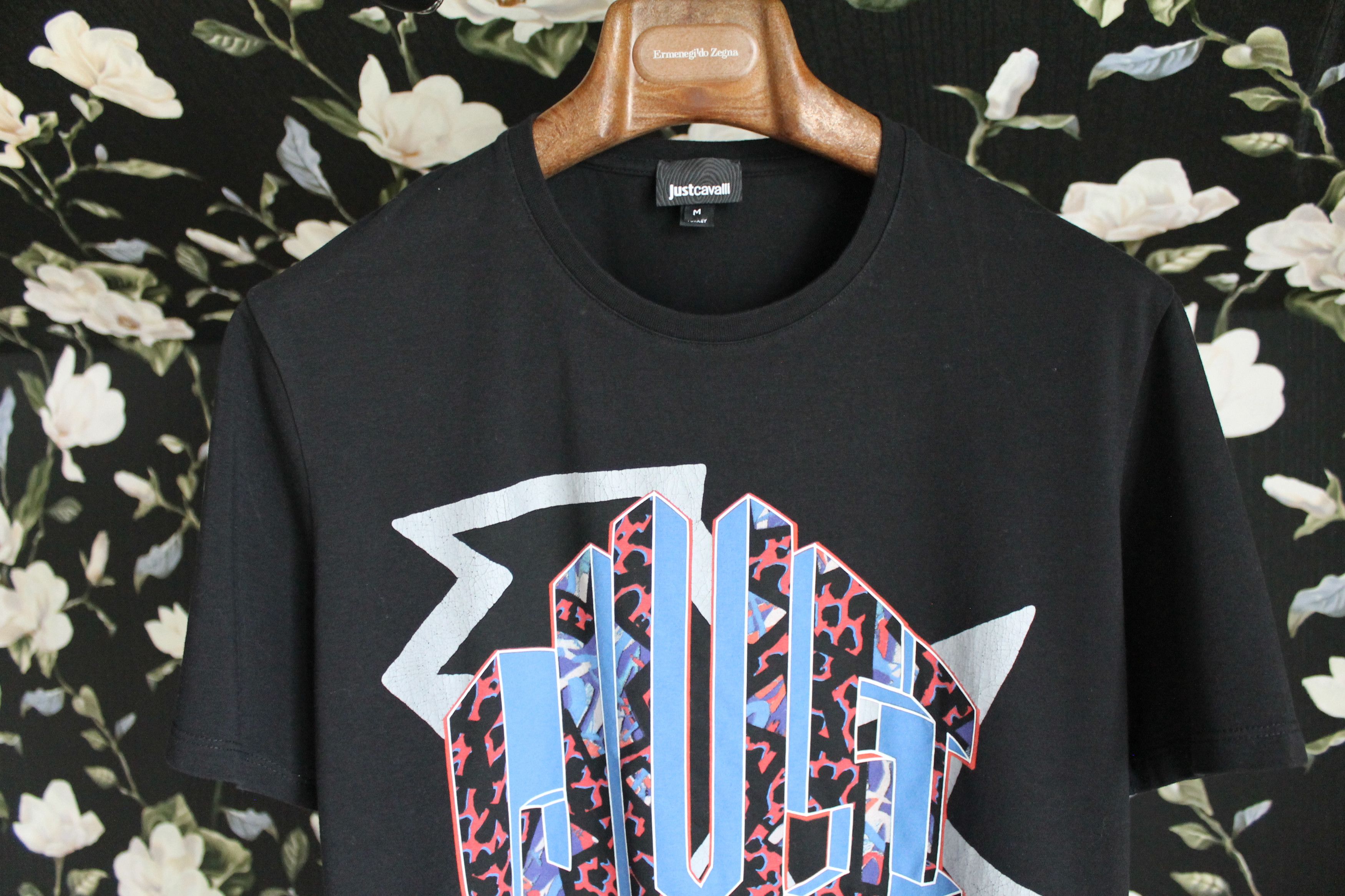 Just Cavalli Just Cavalli t-shirt black S03GC0366 N20543 Size US M / EU 48-50 / 2 - 2 Thumbnail