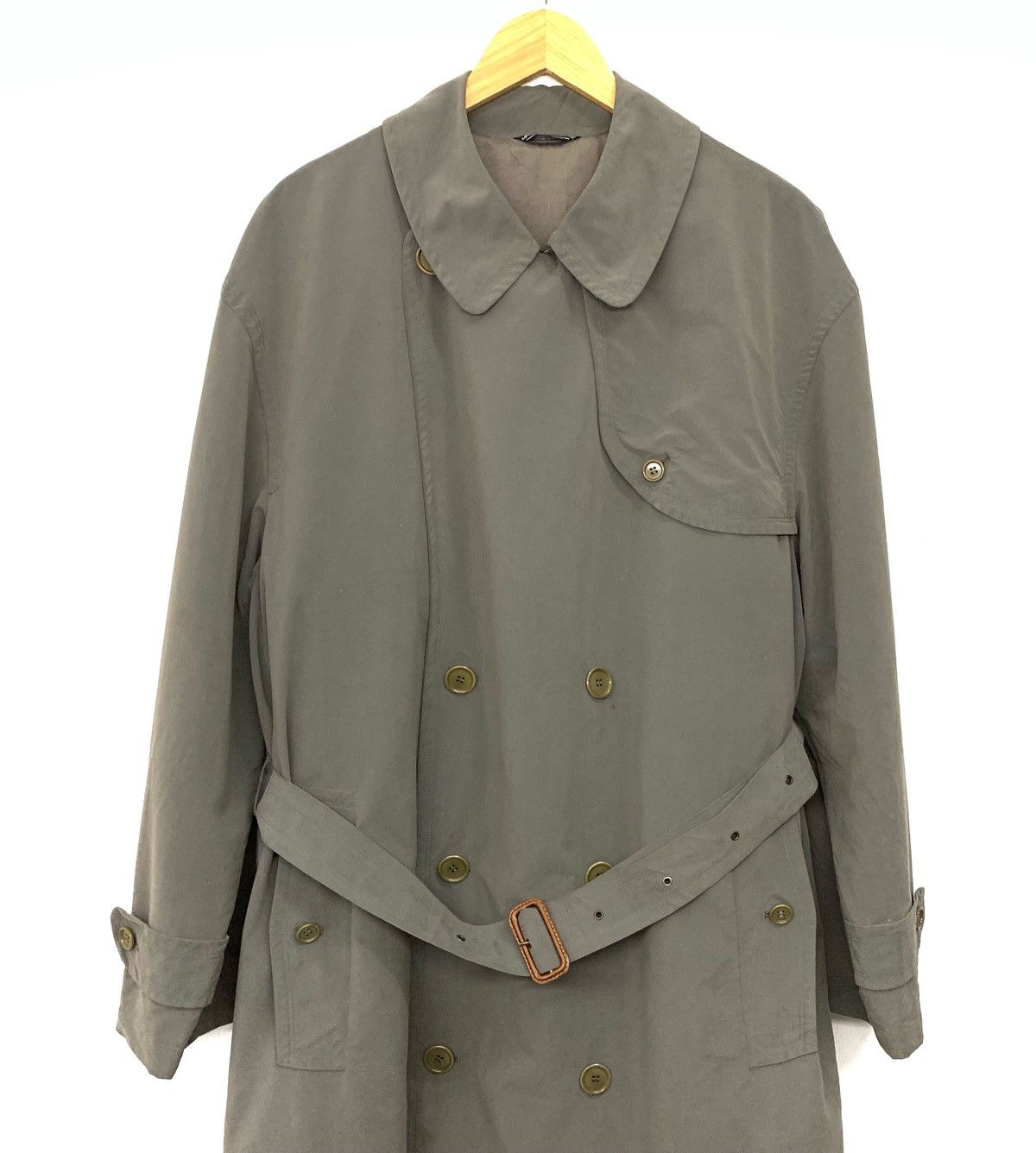 CHARLES JOURDAN Paris khaki trench coat