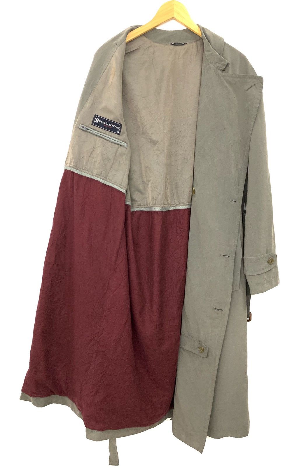 Charles Jourdan × Vintage 🏖 Charles Jourdan Luxury Designer Trench Coat Size US L / EU 52-54 / 3 - 5 Thumbnail