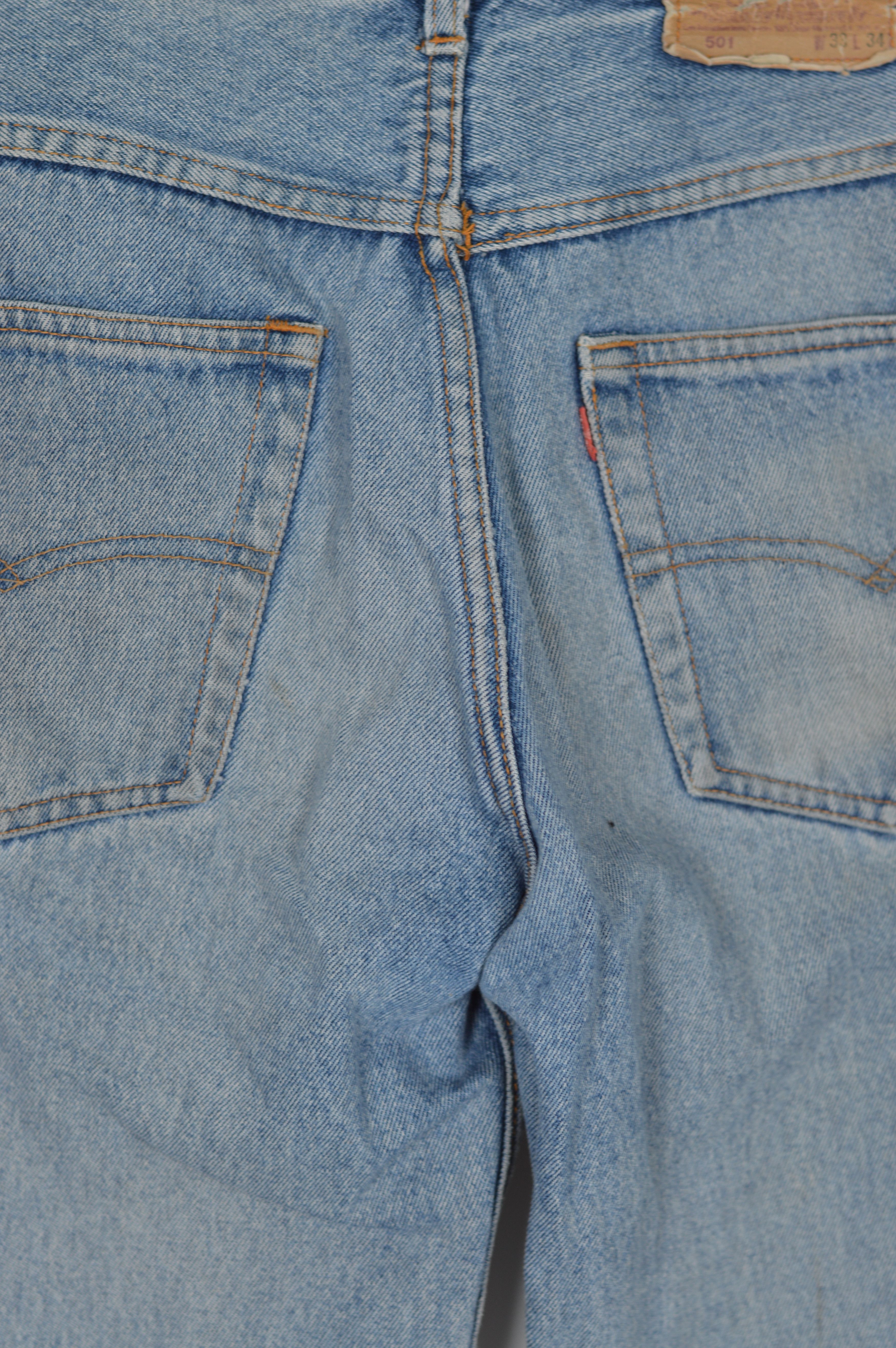 Levi's × Levi's Vintage Clothing × Vintage Vintage Levi's 501 Sun Faded Denim Pant Size US 33 - 11 Thumbnail