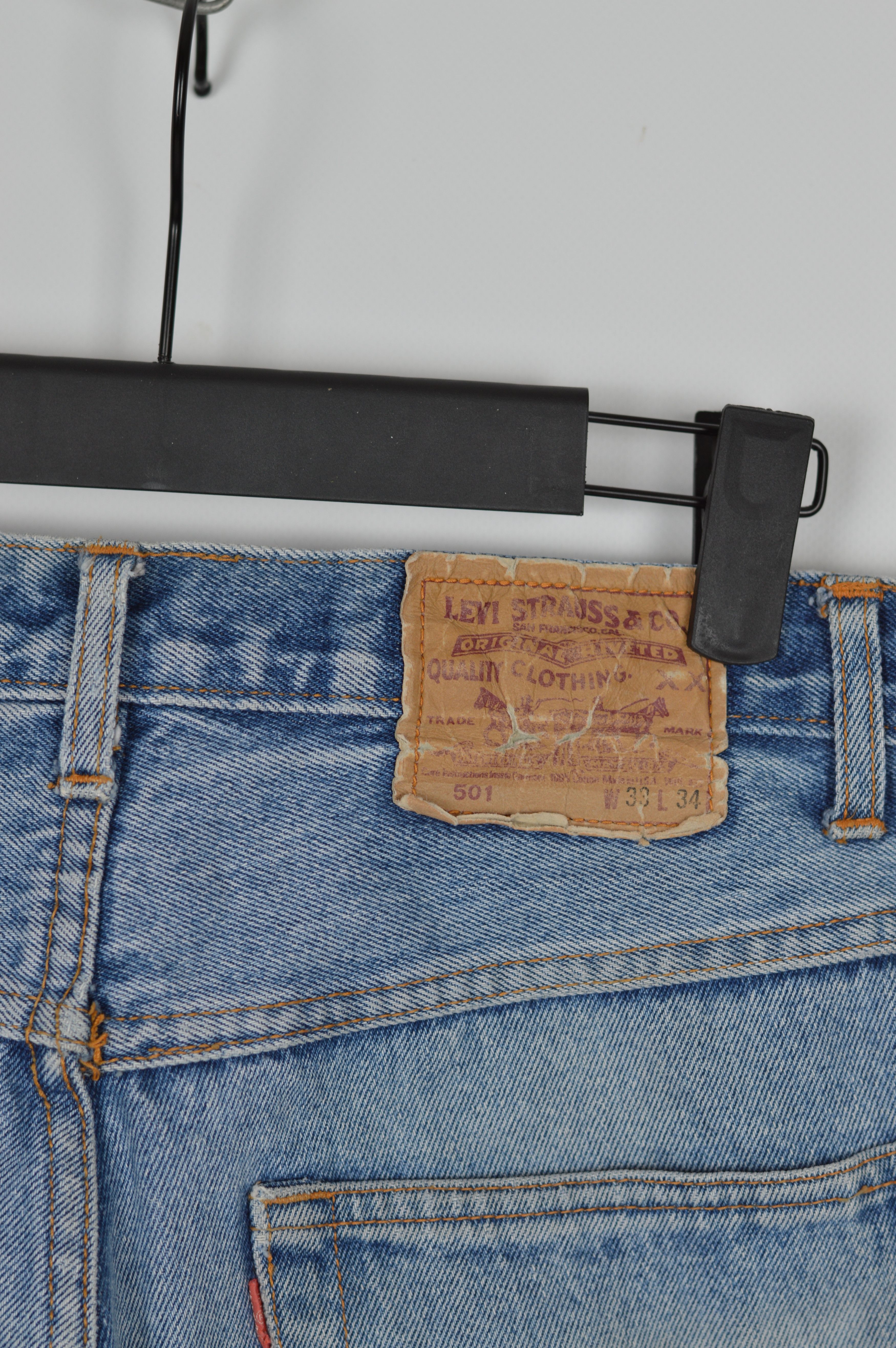 Levi's × Levi's Vintage Clothing × Vintage Vintage Levi's 501 Sun Faded Denim Pant Size US 33 - 10 Thumbnail