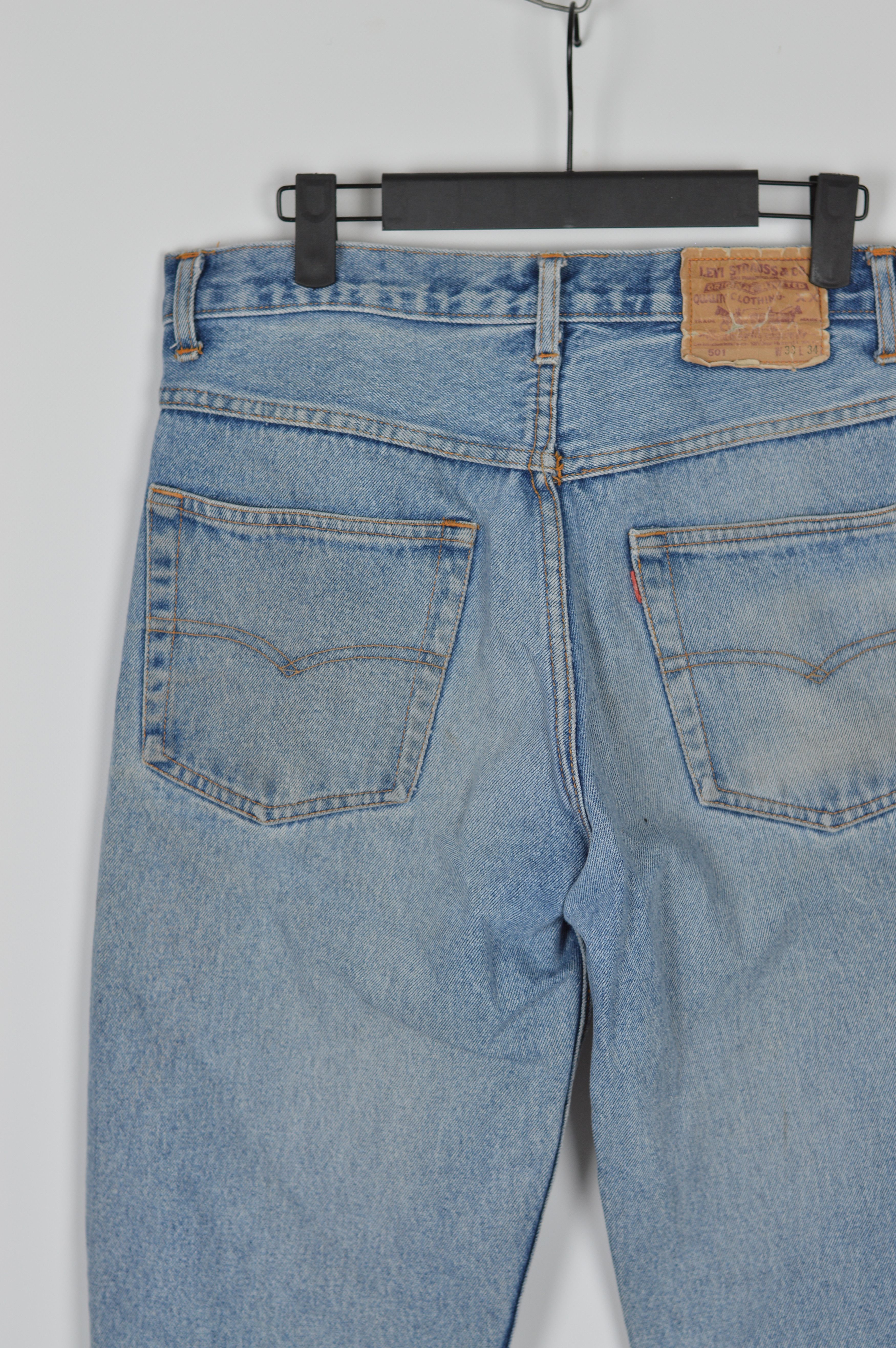 Levi's × Levi's Vintage Clothing × Vintage Vintage Levi's 501 Sun Faded Denim Pant Size US 33 - 9 Thumbnail