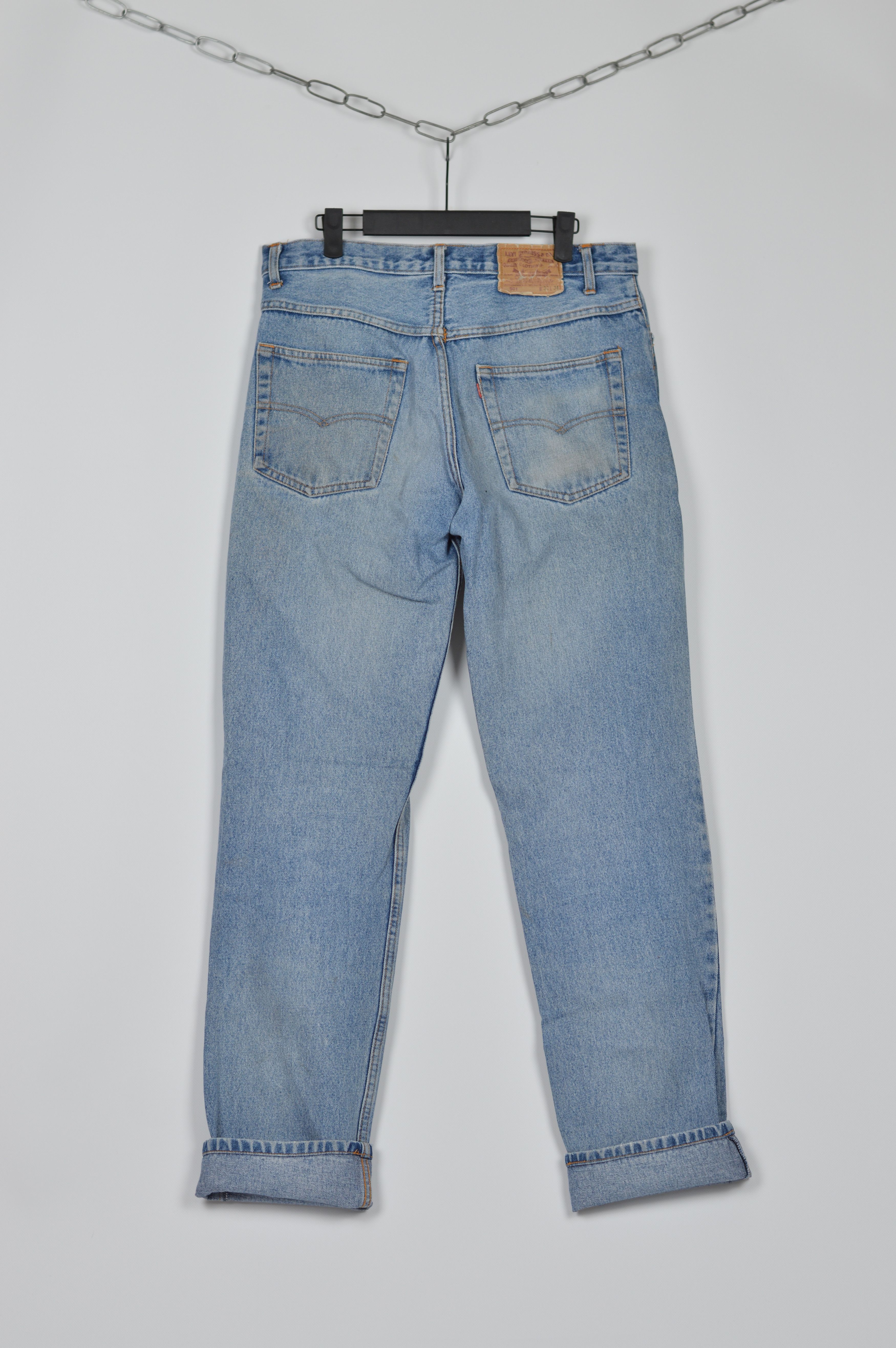 Levi's × Levi's Vintage Clothing × Vintage Vintage Levi's 501 Sun Faded Denim Pant Size US 33 - 1 Thumbnail