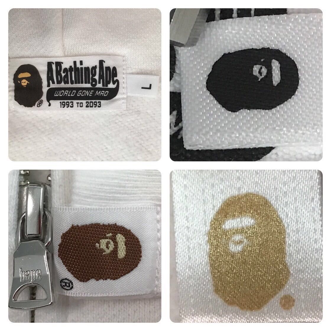 Bape BAPE Shark full zip hoodie 1st camo green × white APE Size US L / EU 52-54 / 3 - 7 Thumbnail
