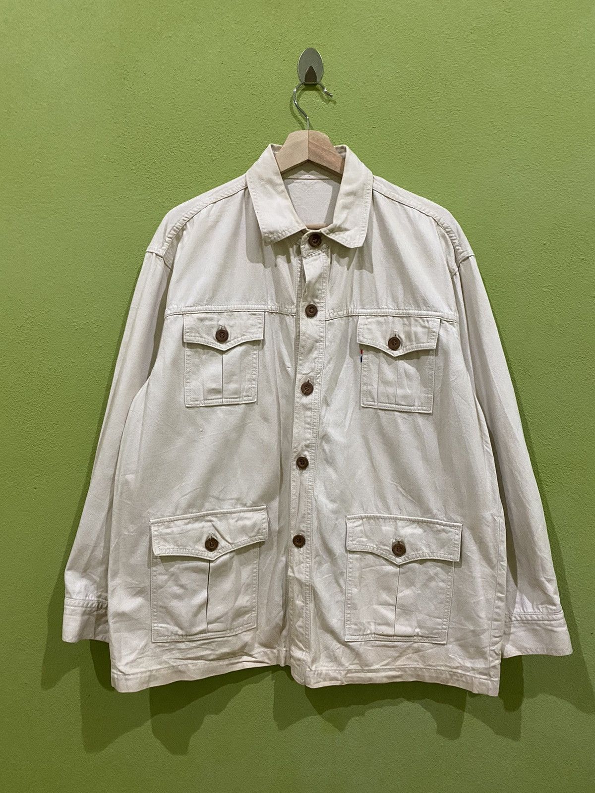 Japanese Brand × Vintage Vintage Jeans Worker Jacket Size US L / EU 52-54 / 3 - 2 Thumbnail