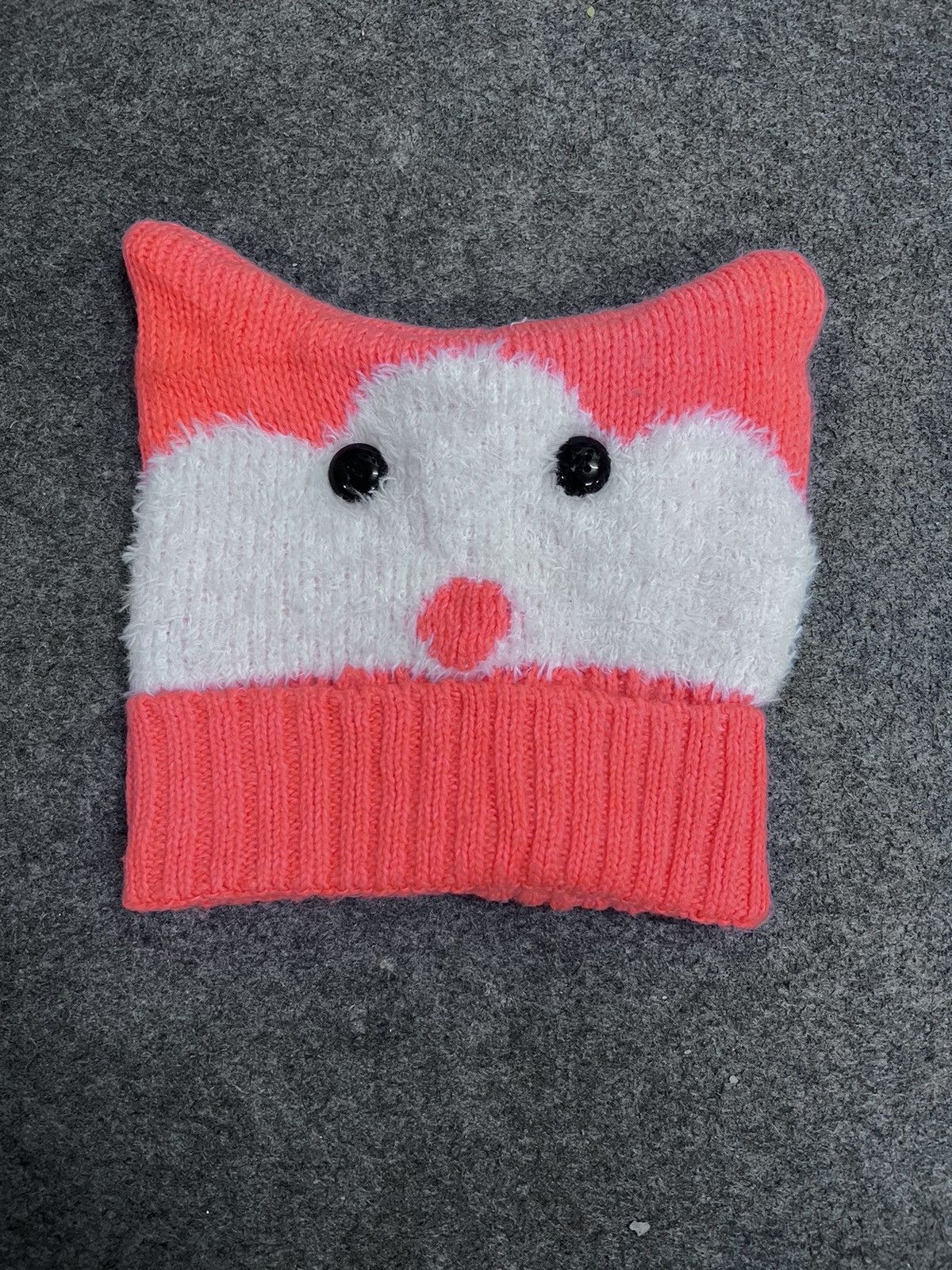 Vintage Unknown Bunny Horn orange Beanie hat Size ONE SIZE - 1 Thumbnail