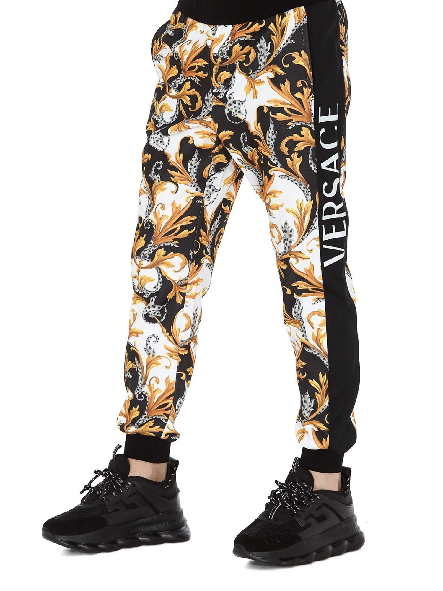 Versace VERSACE Acanthus barocco baroque print track pants Large Size US 34 / EU 50 - 2 Thumbnail