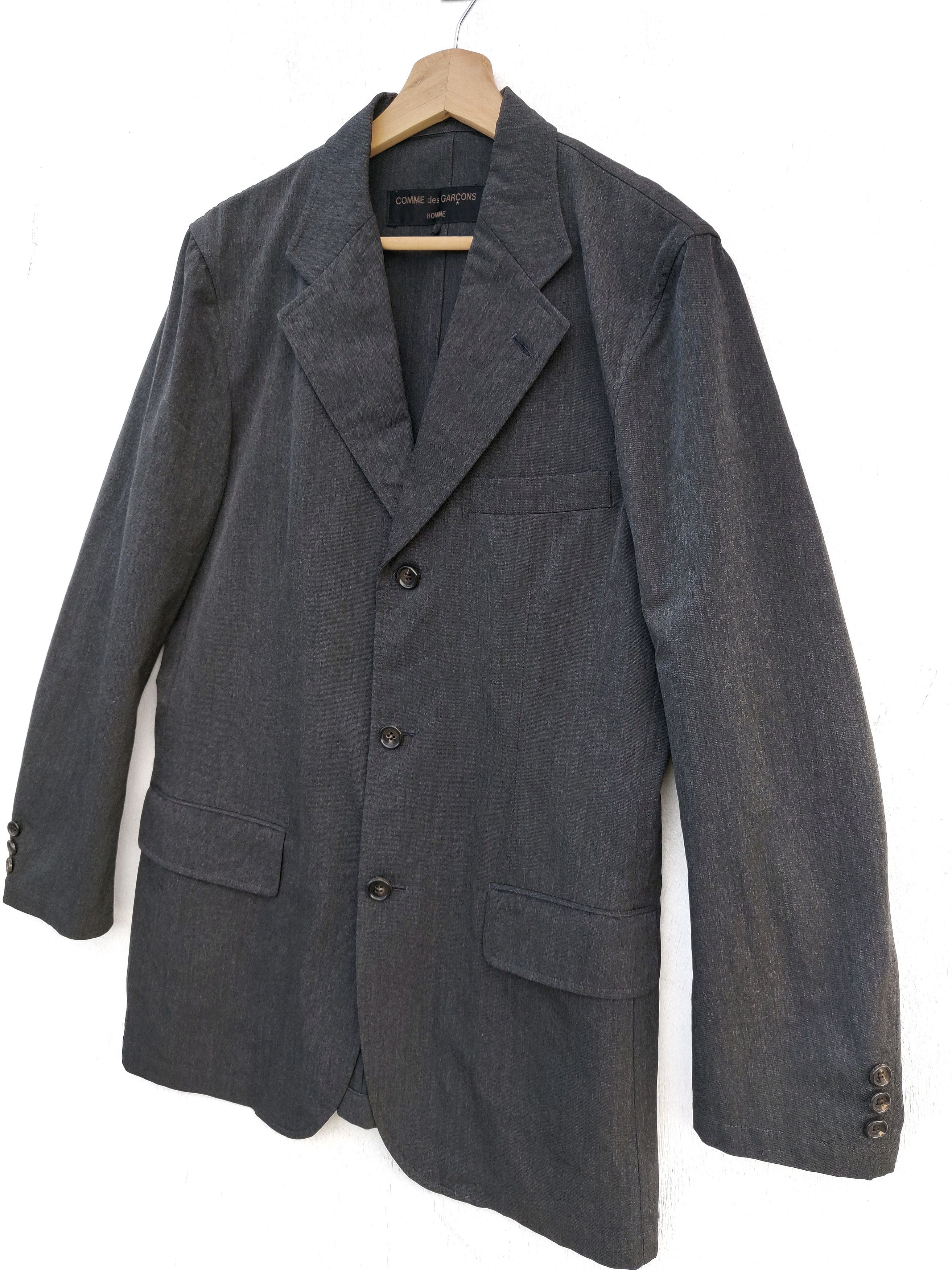 Comme des Garcons × Comme des Garcons Homme × Japanese Brand 🔥Japanese Brand Comme des garçons Homme AD2000 Wool Jacket Size US S / EU 44-46 / 1 - 3 Thumbnail