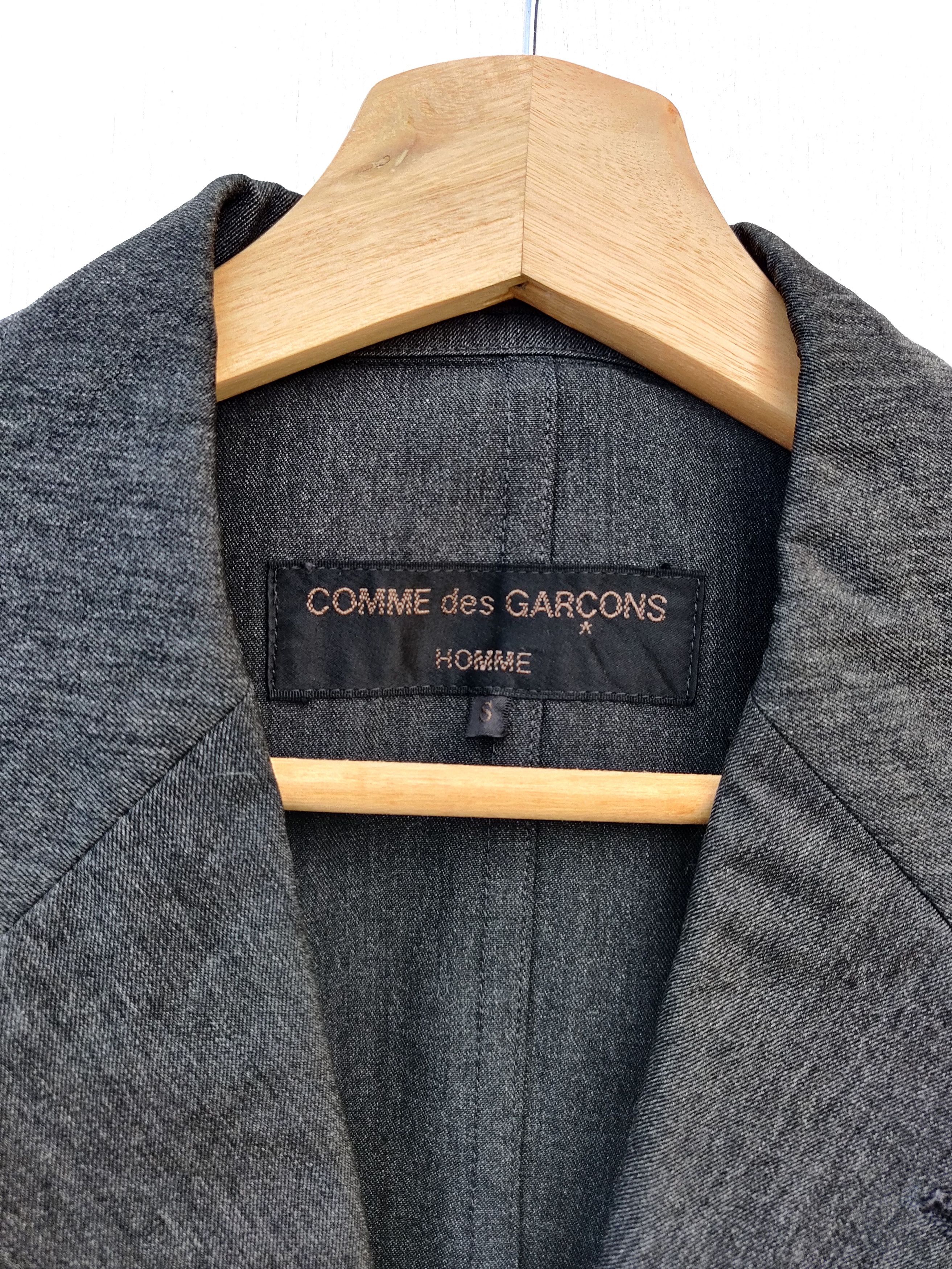 Comme des Garcons × Comme des Garcons Homme × Japanese Brand 🔥Japanese Brand Comme des garçons Homme AD2000 Wool Jacket Size US S / EU 44-46 / 1 - 15 Thumbnail