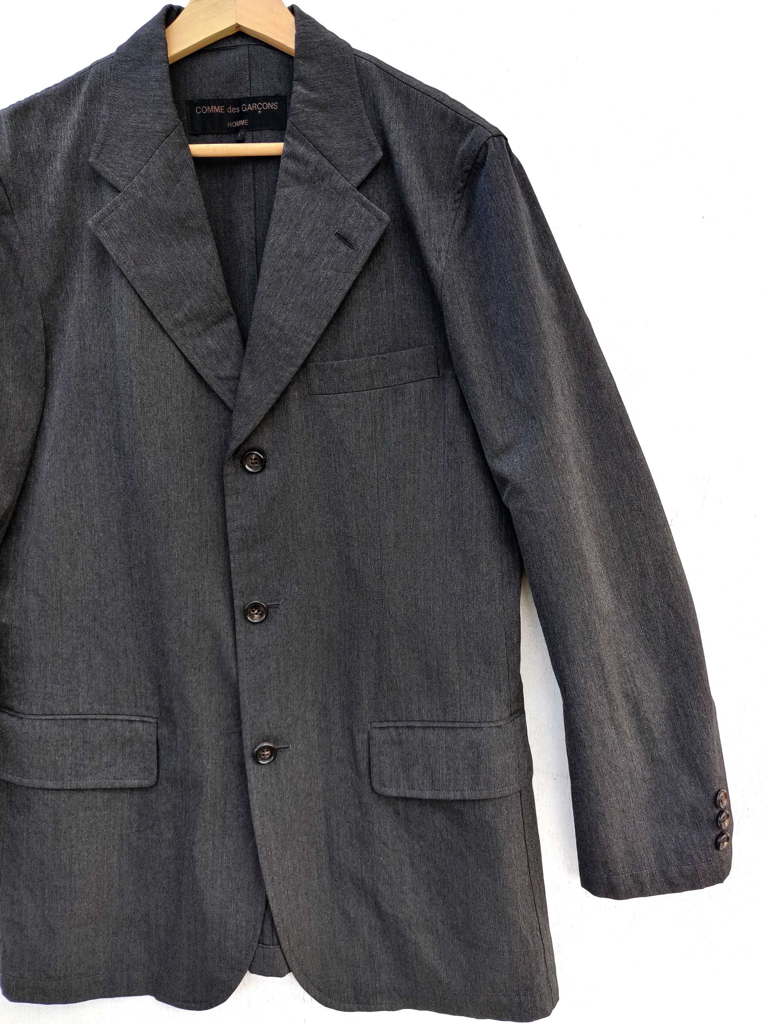 Comme des Garcons × Comme des Garcons Homme × Japanese Brand 🔥Japanese Brand Comme des garçons Homme AD2000 Wool Jacket Size US S / EU 44-46 / 1 - 6 Thumbnail
