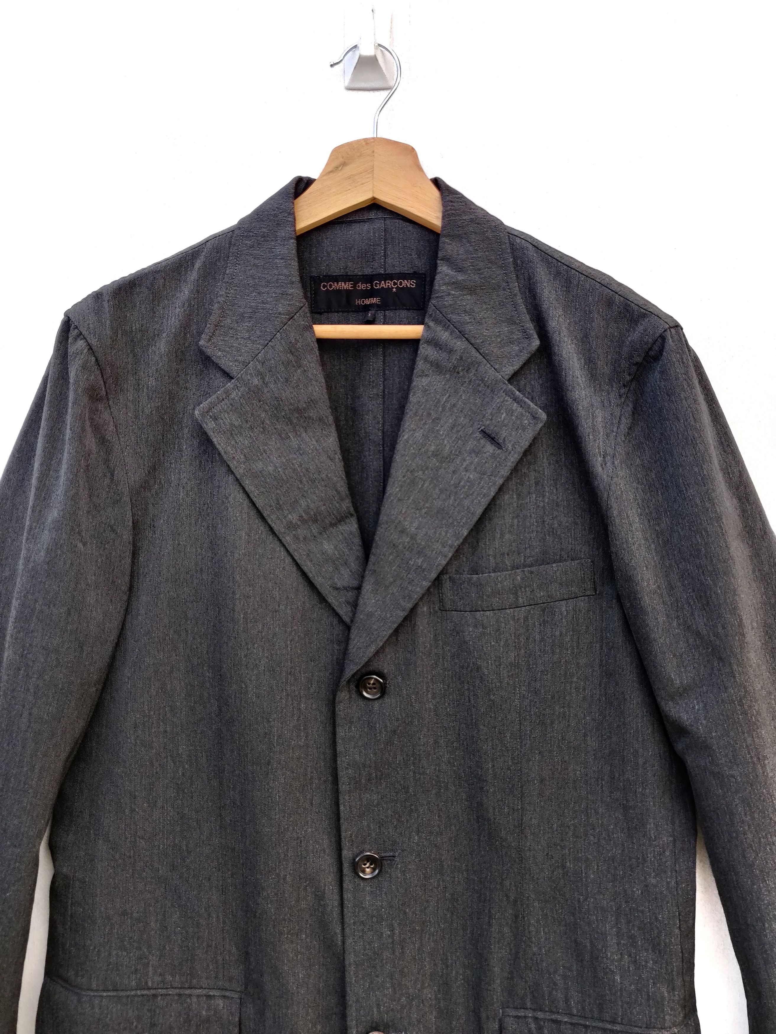 Comme des Garcons × Comme des Garcons Homme × Japanese Brand 🔥Japanese Brand Comme des garçons Homme AD2000 Wool Jacket Size US S / EU 44-46 / 1 - 4 Thumbnail
