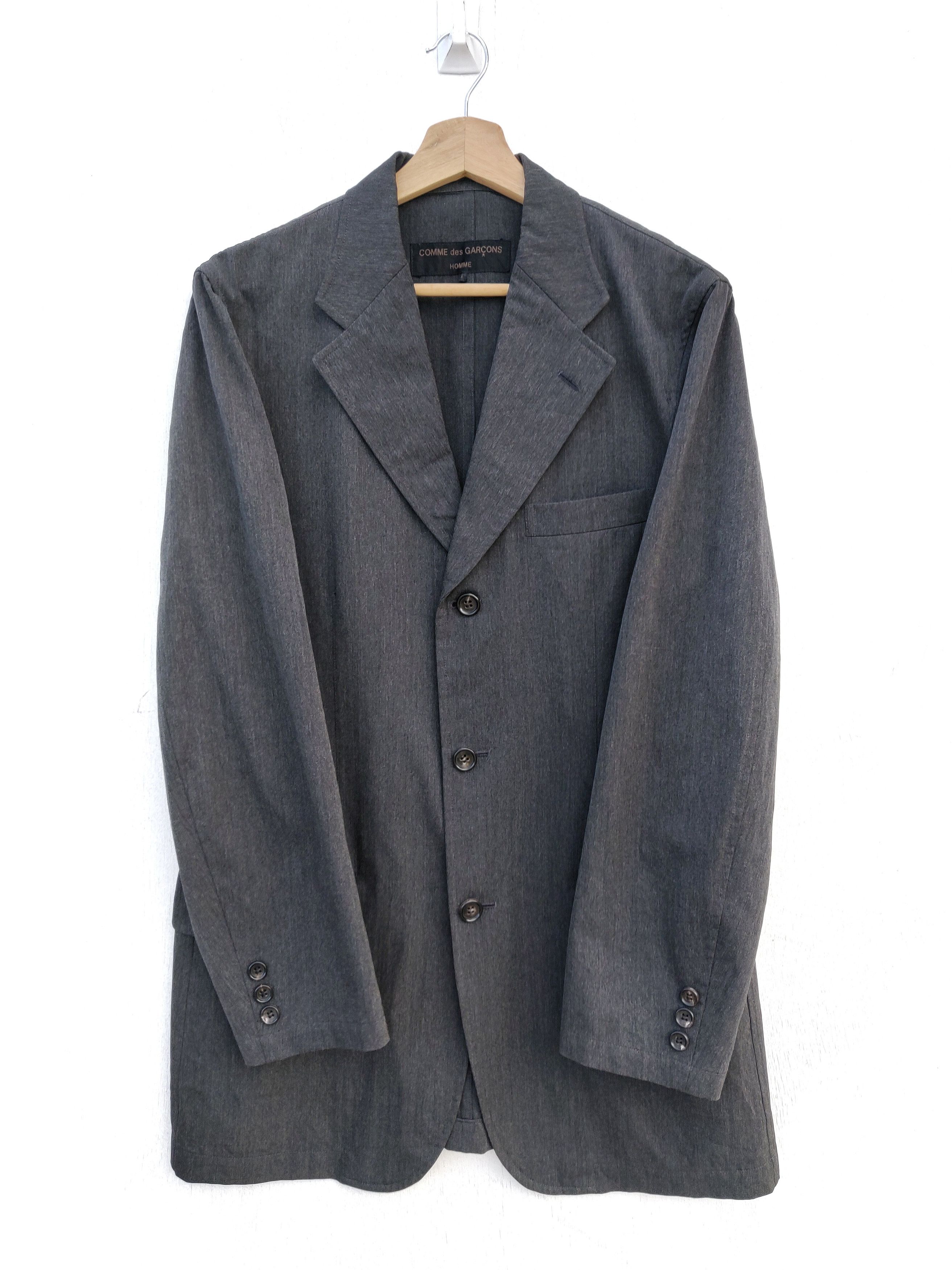 Comme des Garcons × Comme des Garcons Homme × Japanese Brand 🔥Japanese Brand Comme des garçons Homme AD2000 Wool Jacket Size US S / EU 44-46 / 1 - 2 Thumbnail