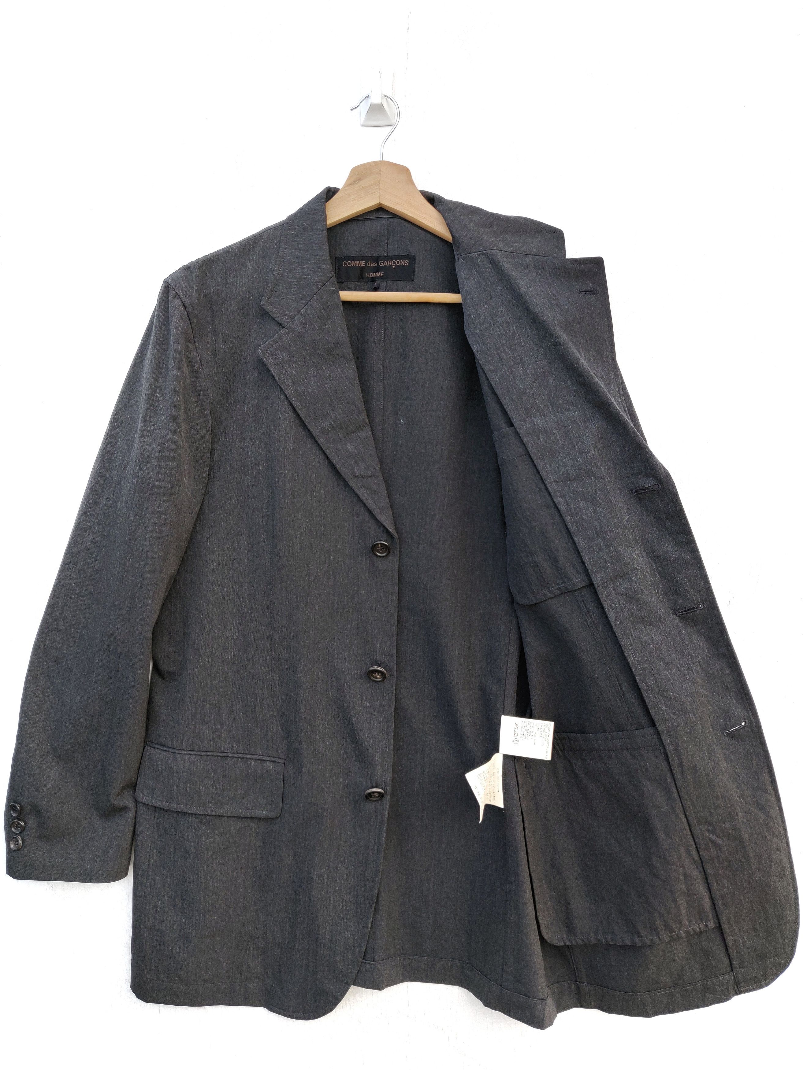 Comme des Garcons × Comme des Garcons Homme × Japanese Brand 🔥Japanese Brand Comme des garçons Homme AD2000 Wool Jacket Size US S / EU 44-46 / 1 - 9 Thumbnail