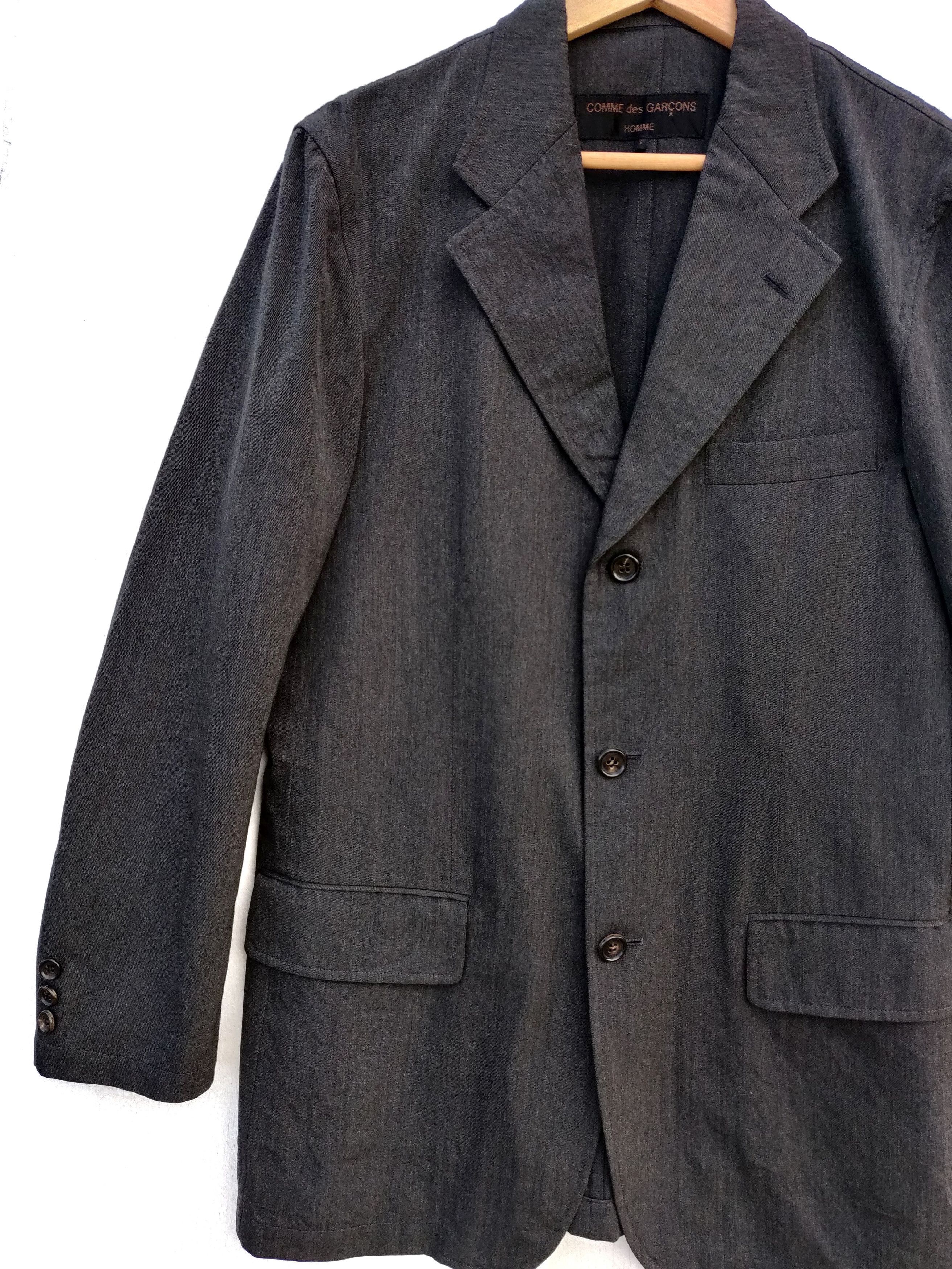 Comme des Garcons × Comme des Garcons Homme × Japanese Brand 🔥Japanese Brand Comme des garçons Homme AD2000 Wool Jacket Size US S / EU 44-46 / 1 - 5 Thumbnail