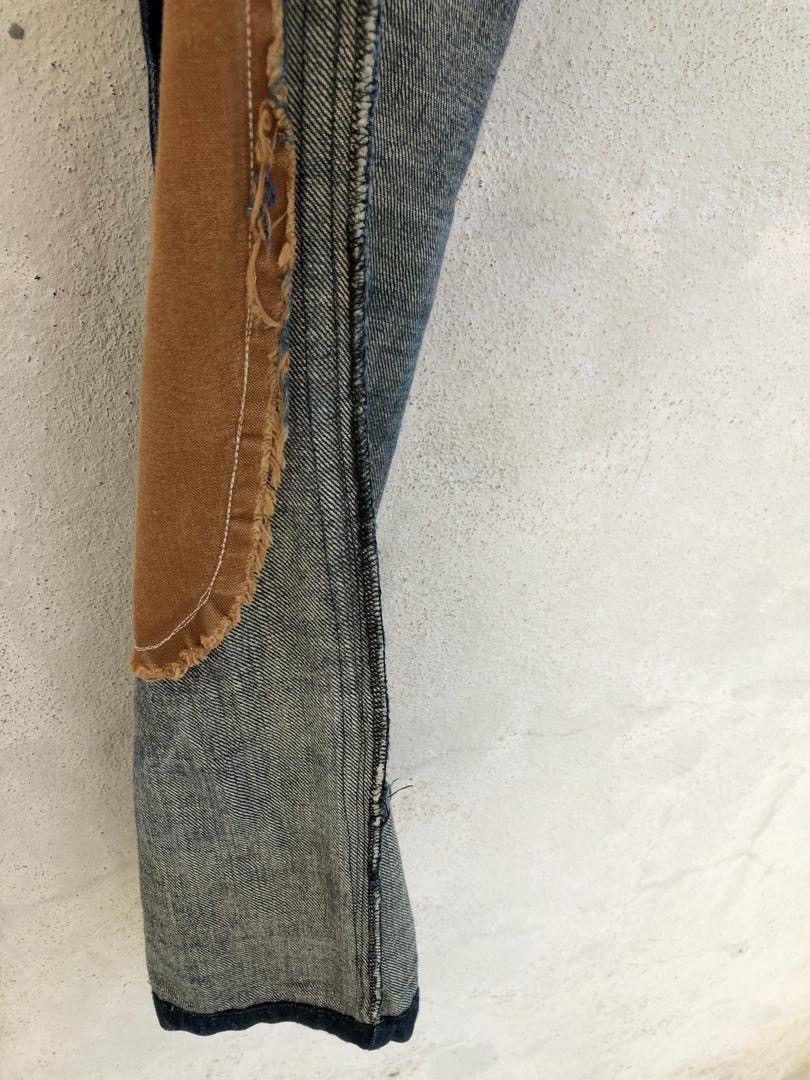 FDMTL Boro Patchwork Denim Skinny Jeans Size US 31 - 13 Thumbnail