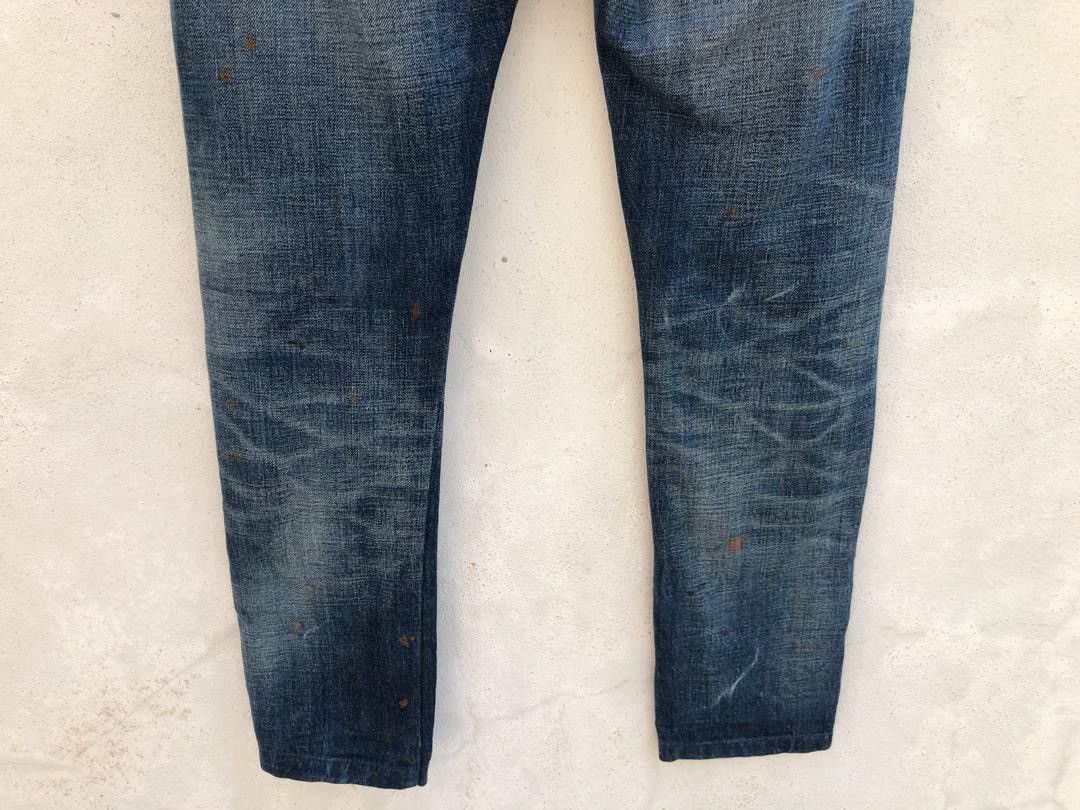 FDMTL Boro Patchwork Denim Skinny Jeans Size US 31 - 10 Thumbnail