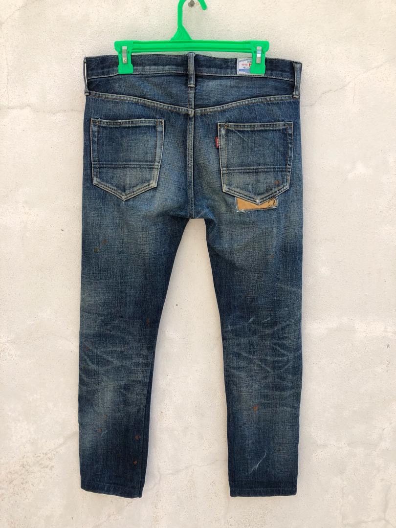 FDMTL Boro Patchwork Denim Skinny Jeans Size US 31 - 7 Thumbnail
