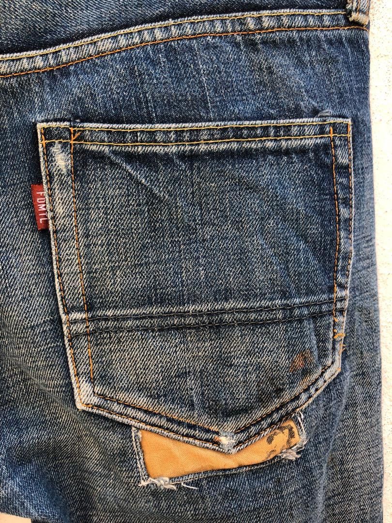 FDMTL Boro Patchwork Denim Skinny Jeans Size US 31 - 9 Thumbnail