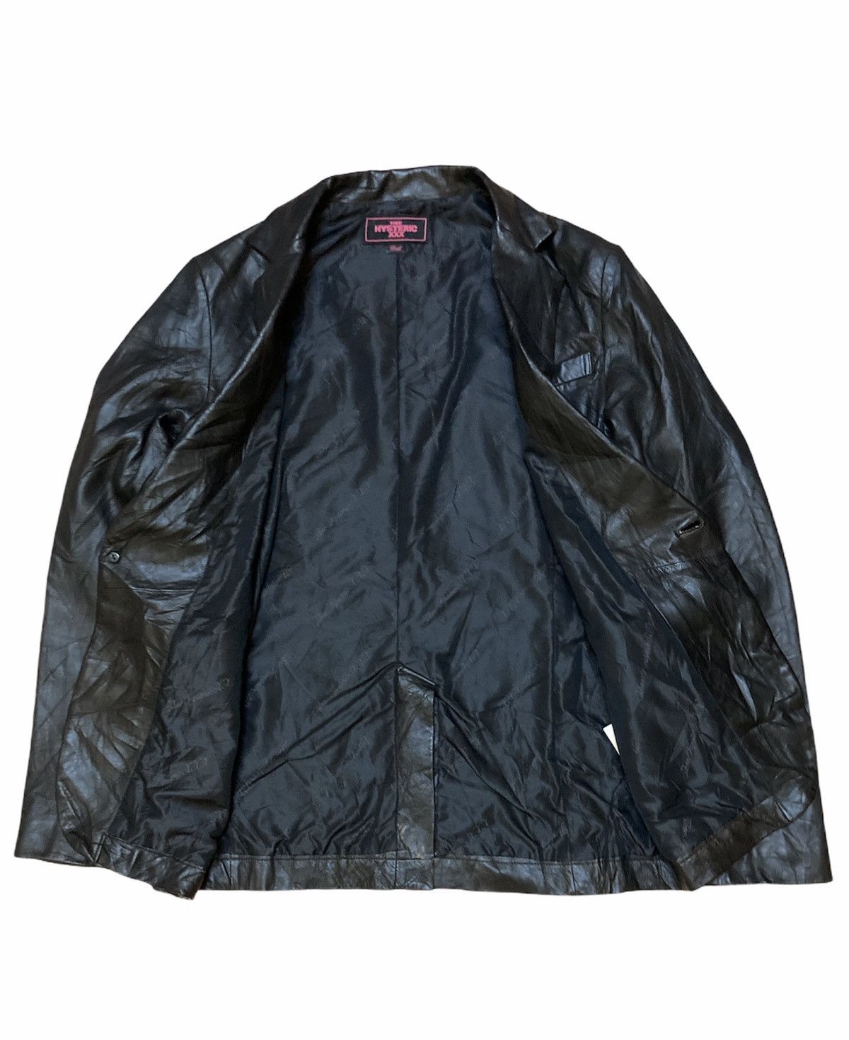Hysteric Glamour DISTRESSED THEE HYSTERIC XXX LEATHER JACKET Size US S / EU 44-46 / 1 - 5 Thumbnail