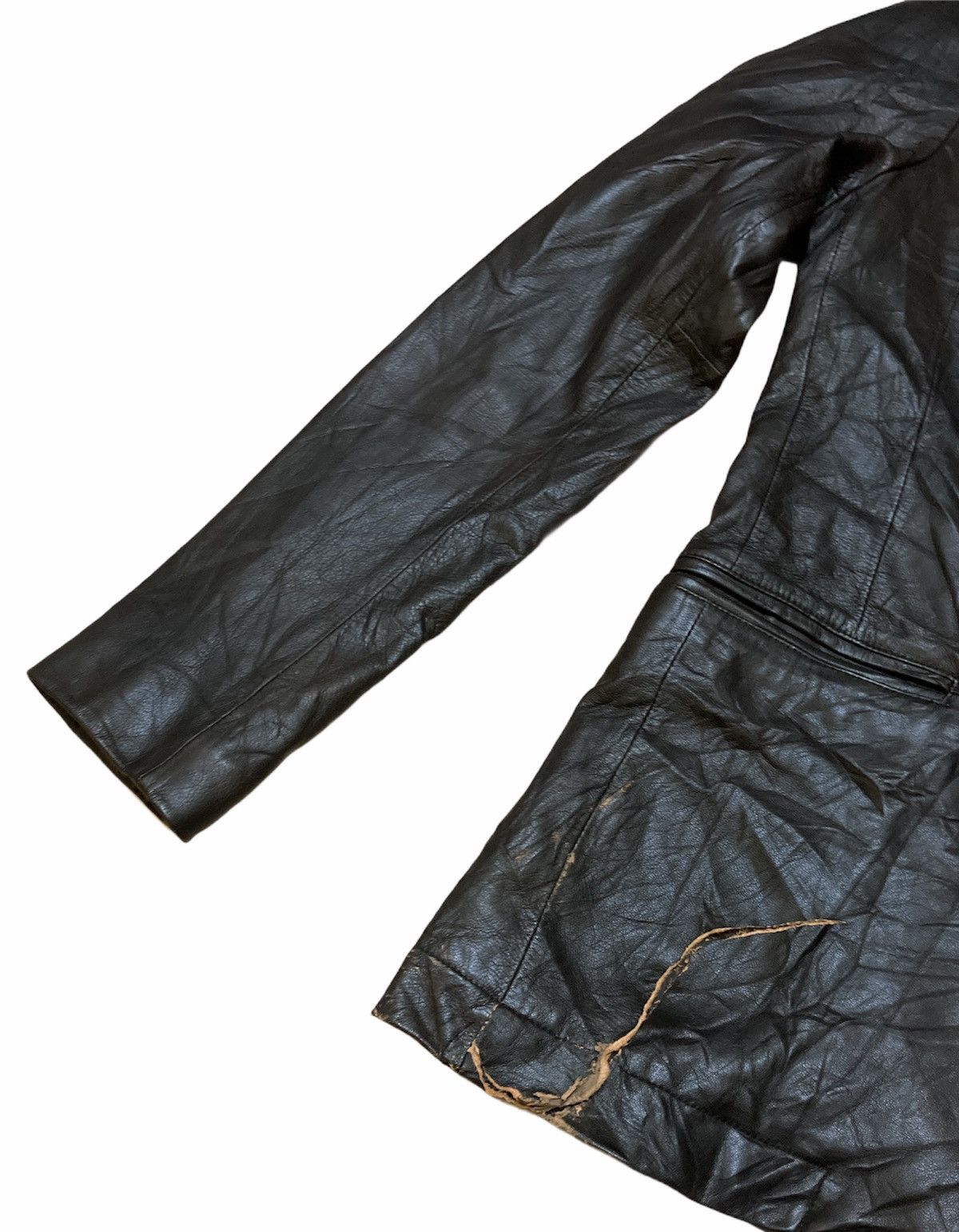 Hysteric Glamour DISTRESSED THEE HYSTERIC XXX LEATHER JACKET Size US S / EU 44-46 / 1 - 3 Thumbnail