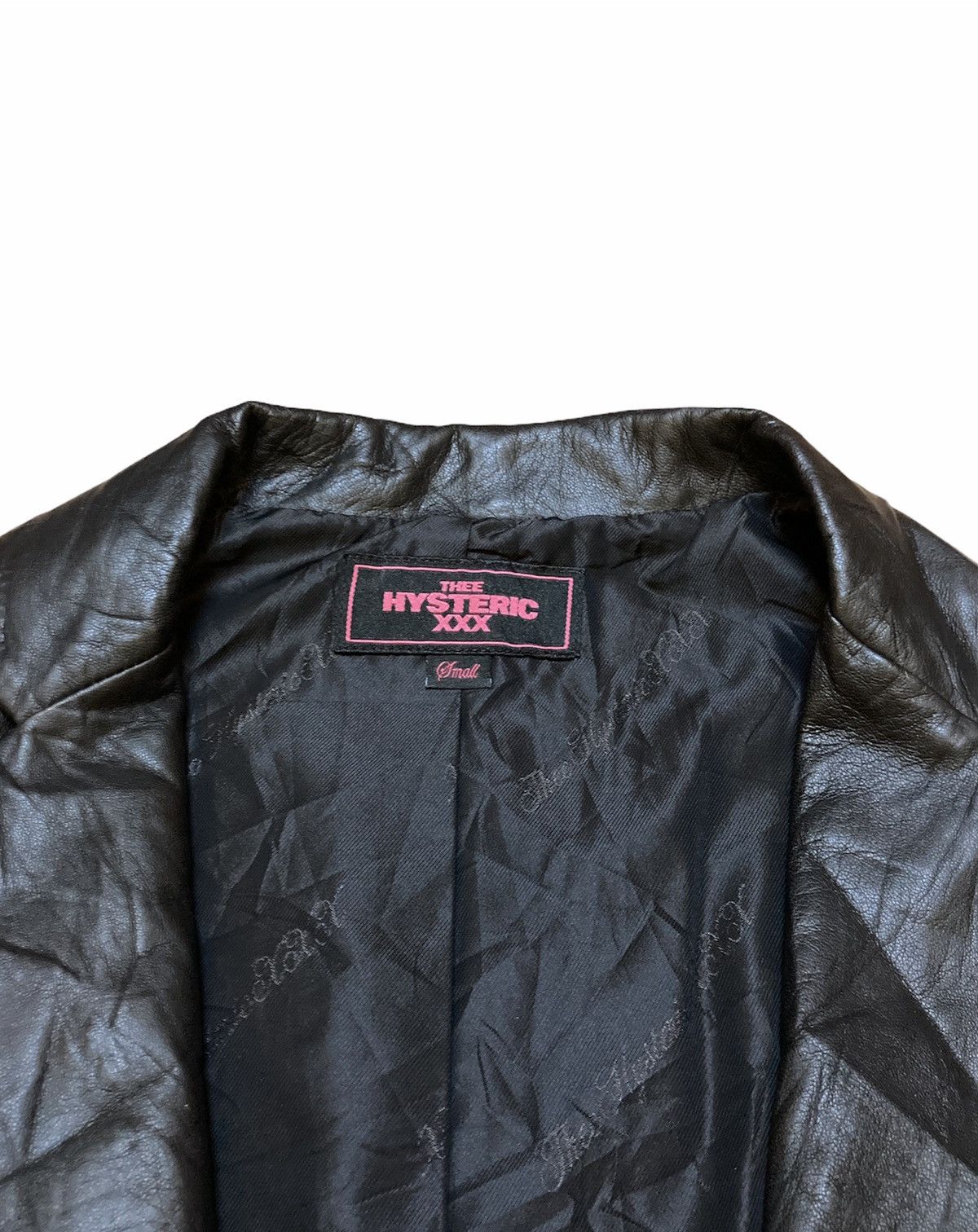 Hysteric Glamour DISTRESSED THEE HYSTERIC XXX LEATHER JACKET Size US S / EU 44-46 / 1 - 4 Thumbnail