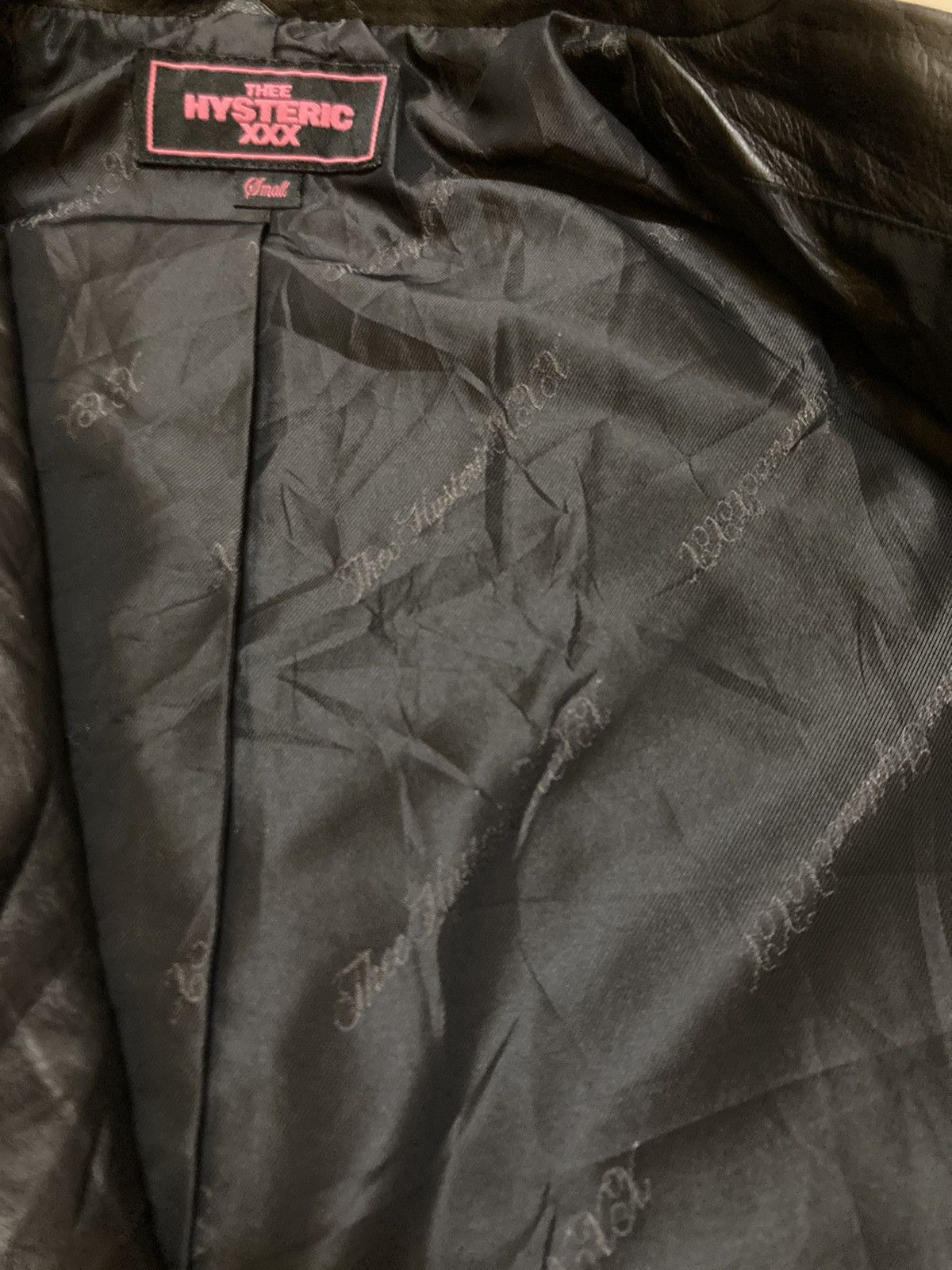Hysteric Glamour DISTRESSED THEE HYSTERIC XXX LEATHER JACKET Size US S / EU 44-46 / 1 - 9 Thumbnail