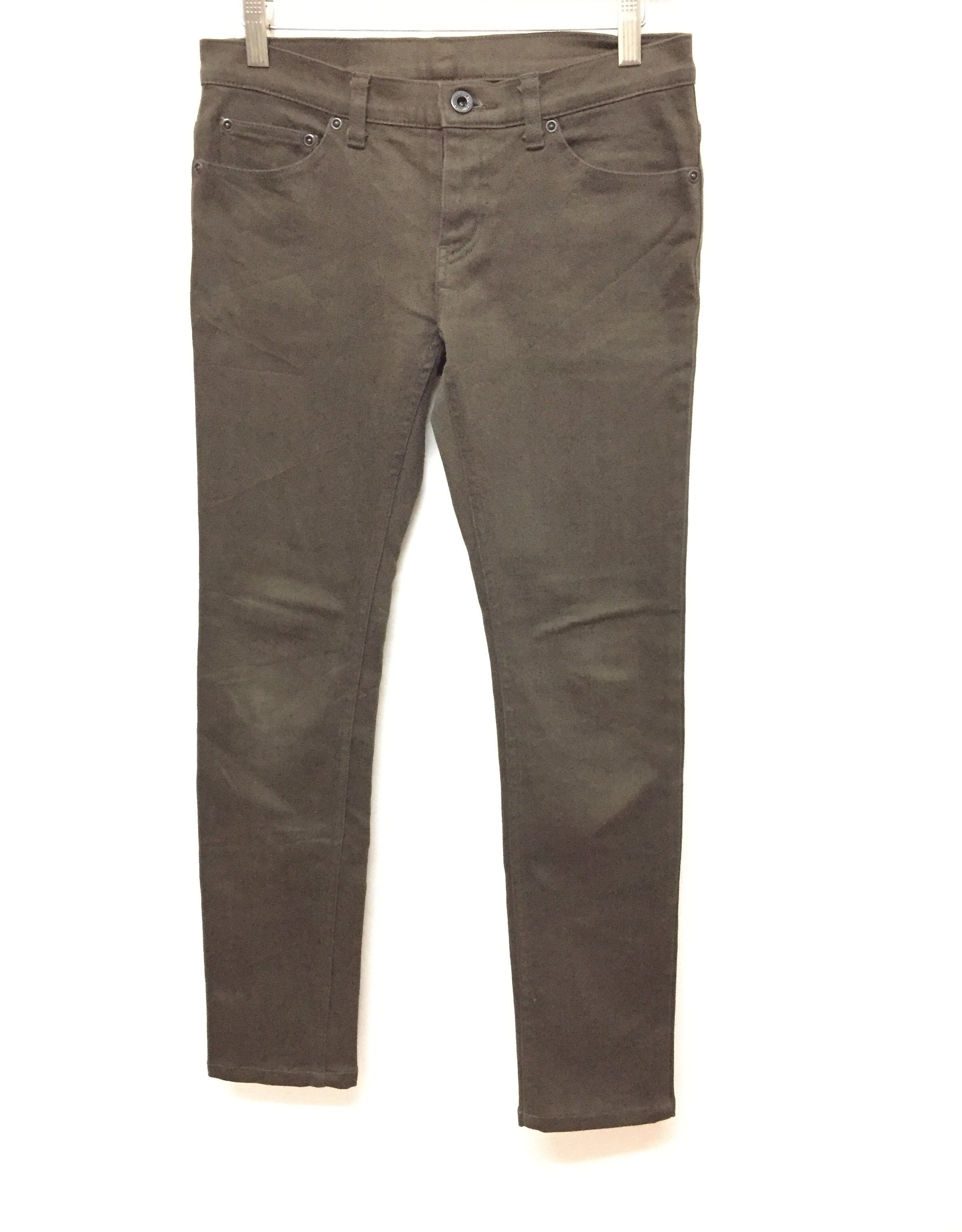 Hysteric Glamour Olive Button fly Elastic Slim pants Size 29" - 1 Thumbnail