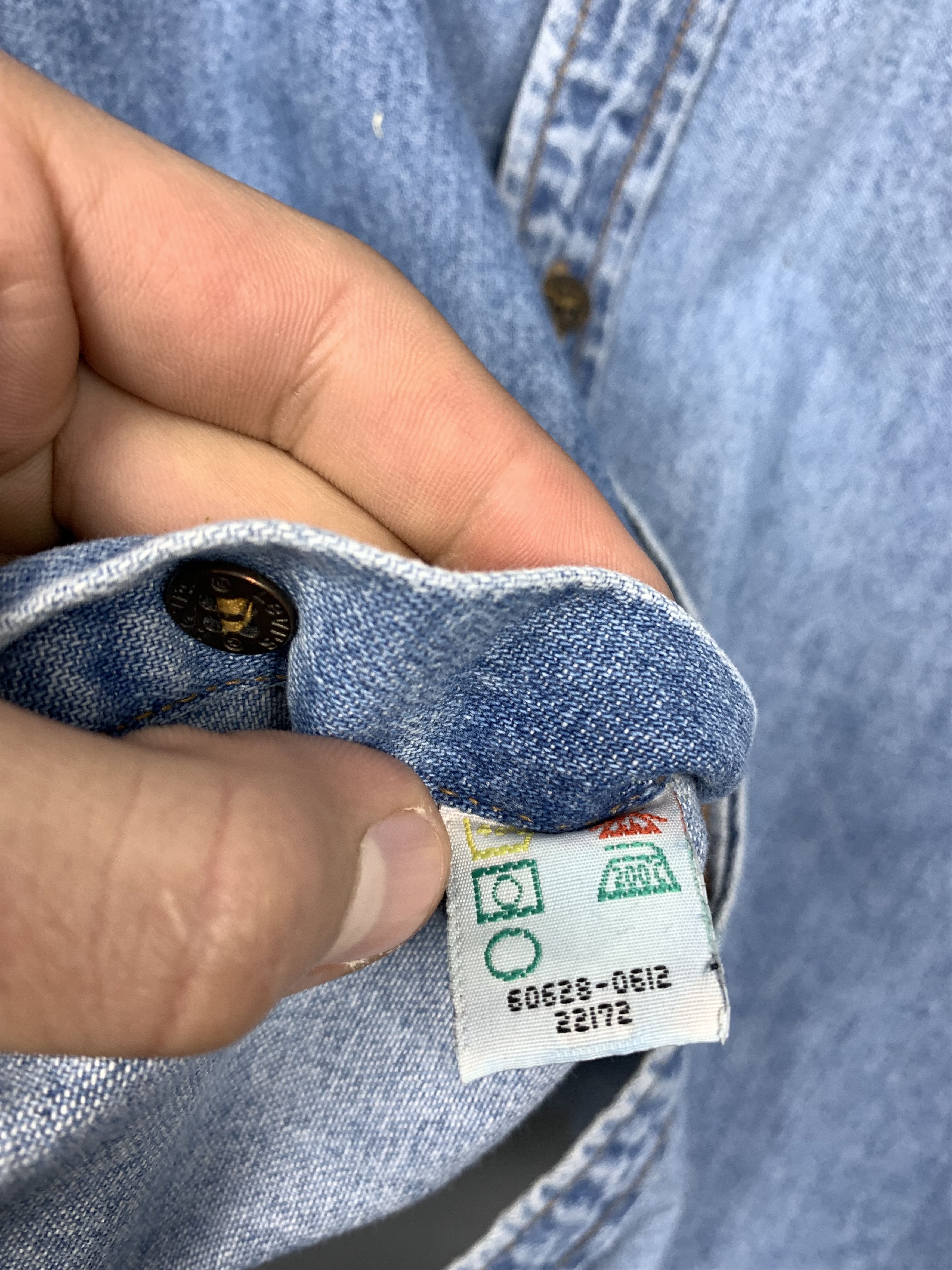 Levi's × Levi's Vintage Clothing × Vintage Levis 90s Vintage Mens Jeans Denim Shirt Size US XL / EU 56 / 4 - 4 Thumbnail