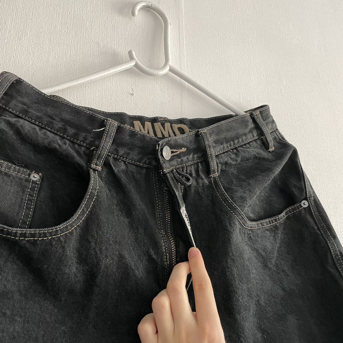 Japanese Brand Vintage Maurice Malone Rap Carpenter Jeans Size US 30 / EU 46 - 11 Thumbnail