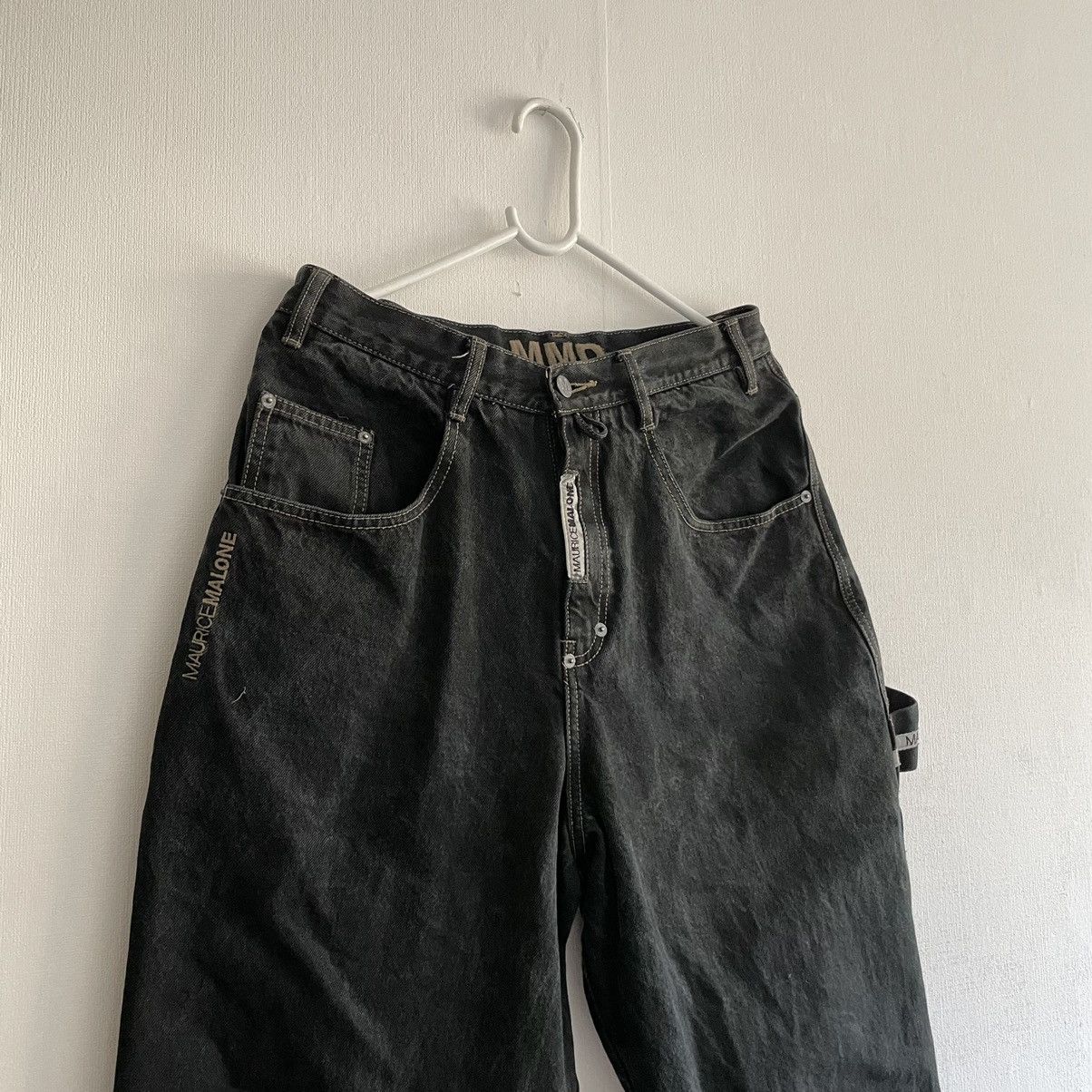 Japanese Brand Vintage Maurice Malone Rap Carpenter Jeans Size US 30 / EU 46 - 8 Thumbnail