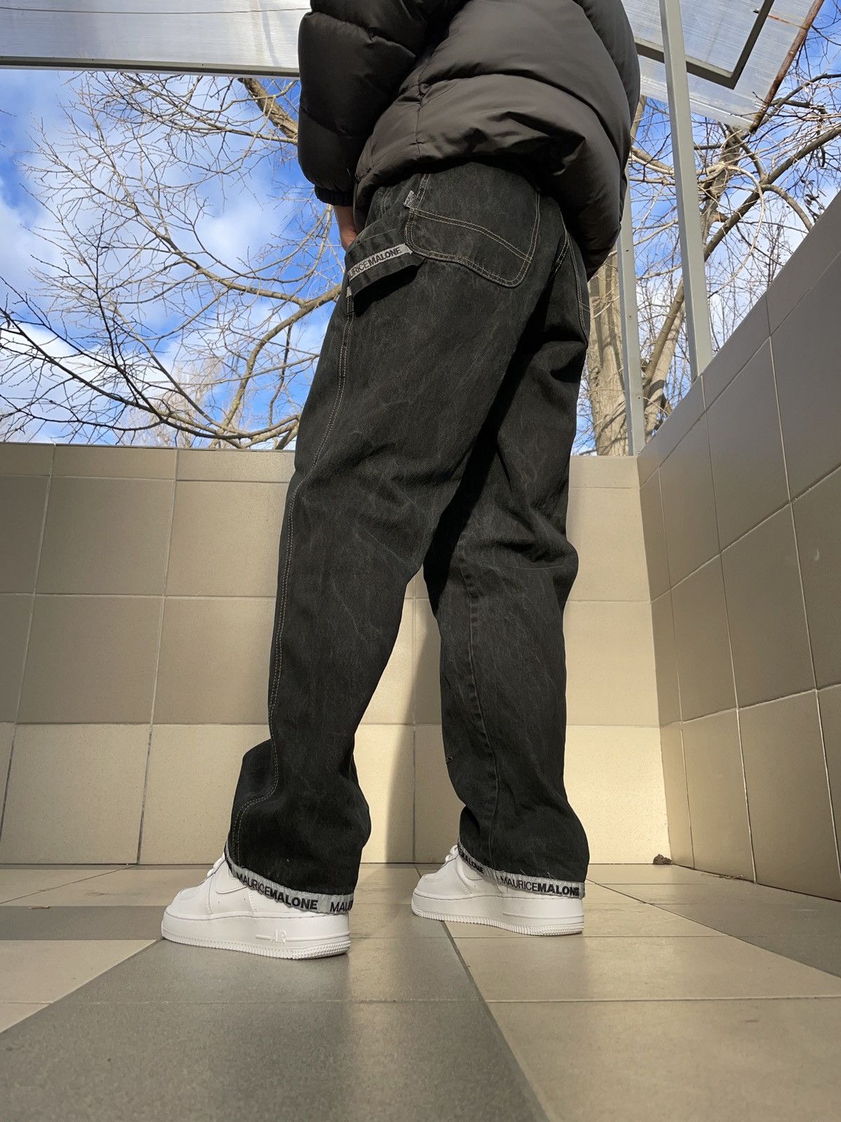 Japanese Brand Vintage Maurice Malone Rap Carpenter Jeans Size US 30 / EU 46 - 4 Thumbnail