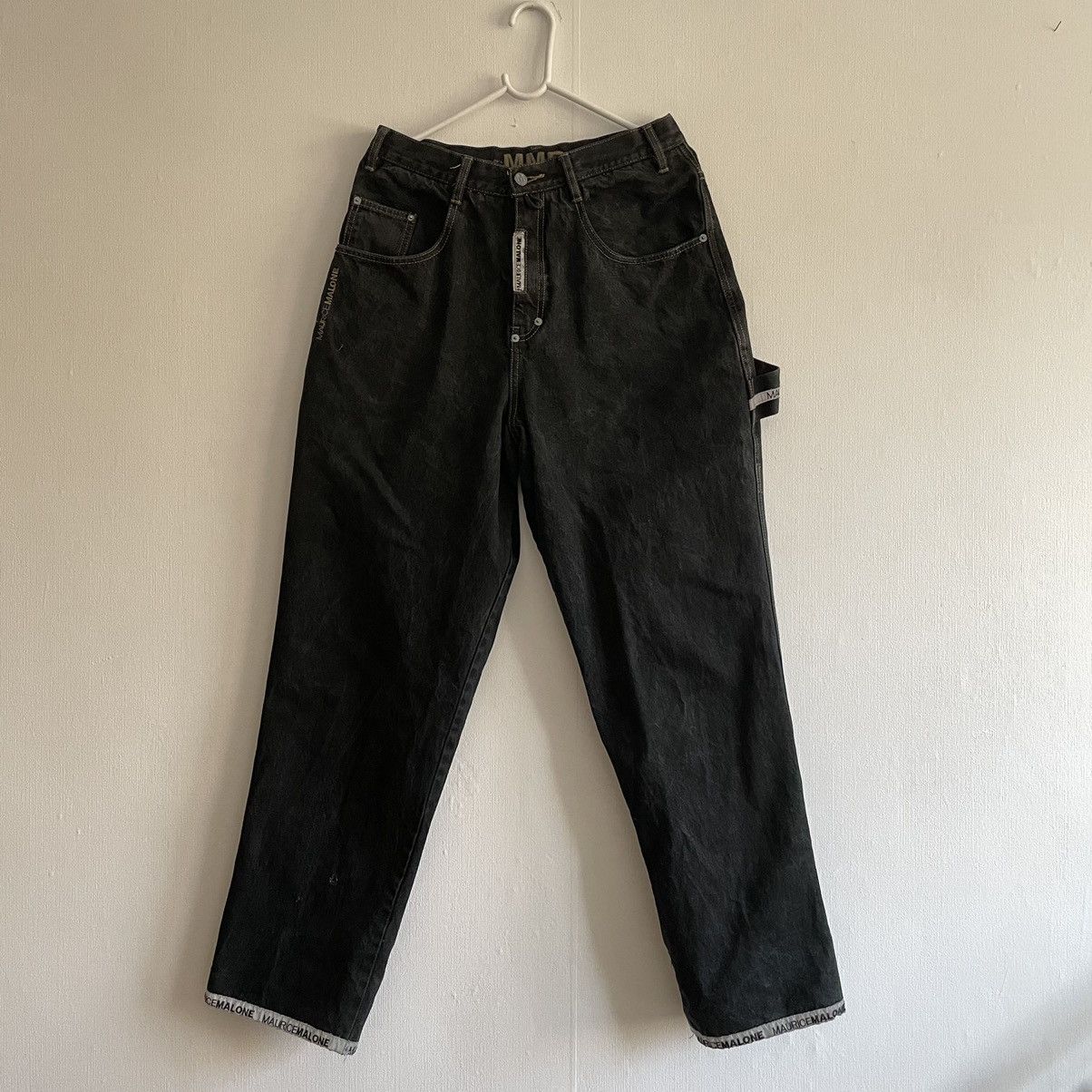Japanese Brand Vintage Maurice Malone Rap Carpenter Jeans Size US 30 / EU 46 - 6 Thumbnail