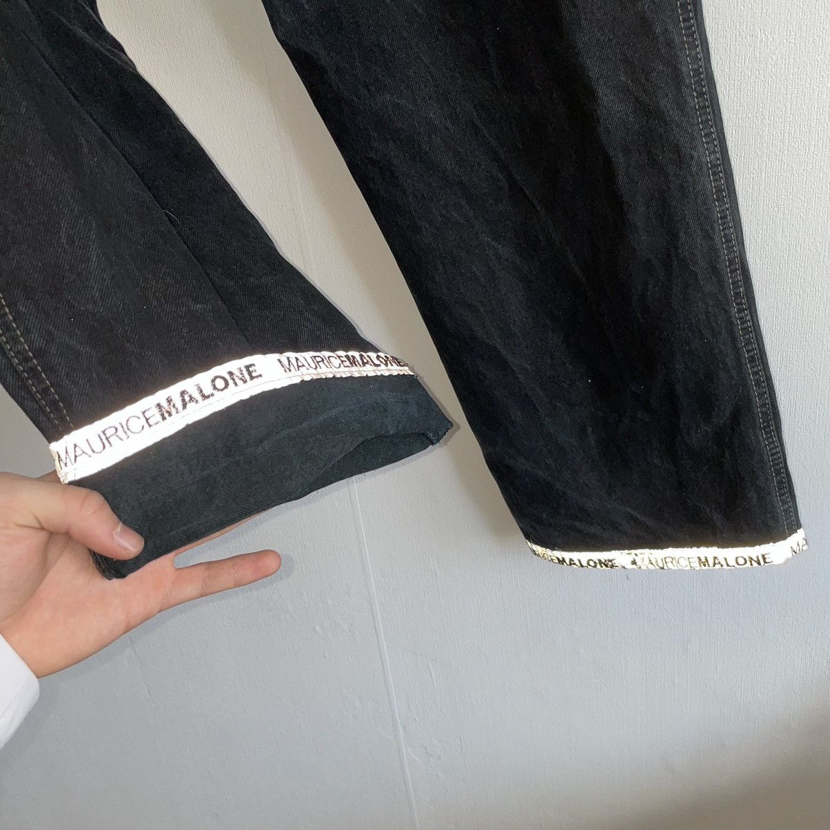 Japanese Brand Vintage Maurice Malone Rap Carpenter Jeans Size US 30 / EU 46 - 15 Thumbnail