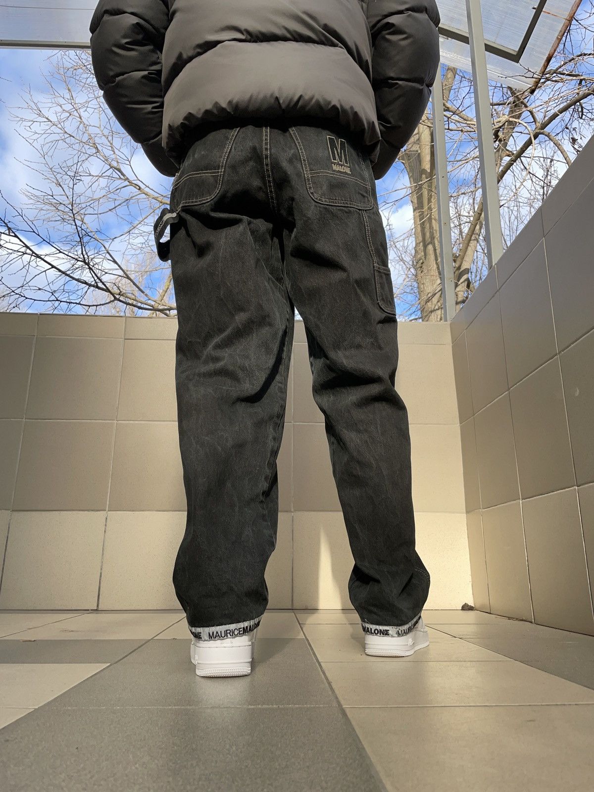 Japanese Brand Vintage Maurice Malone Rap Carpenter Jeans Size US 30 / EU 46 - 3 Thumbnail