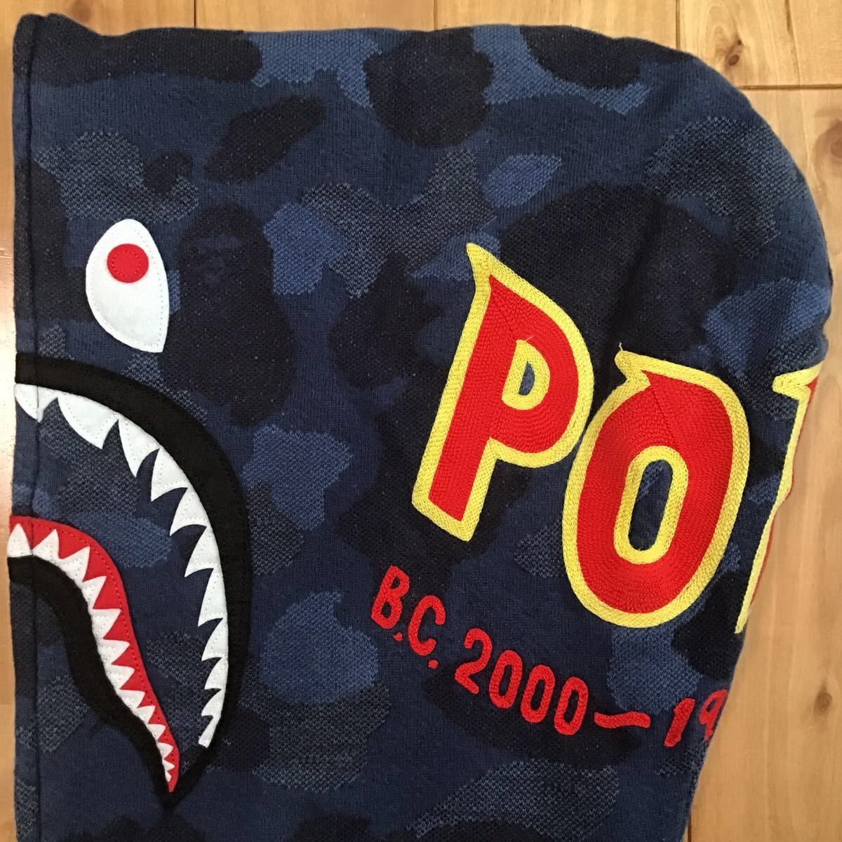 Bape BAPE Shark full zip hoodie jacquard blue camo a bathing ape Size US S / EU 44-46 / 1 - 5 Thumbnail