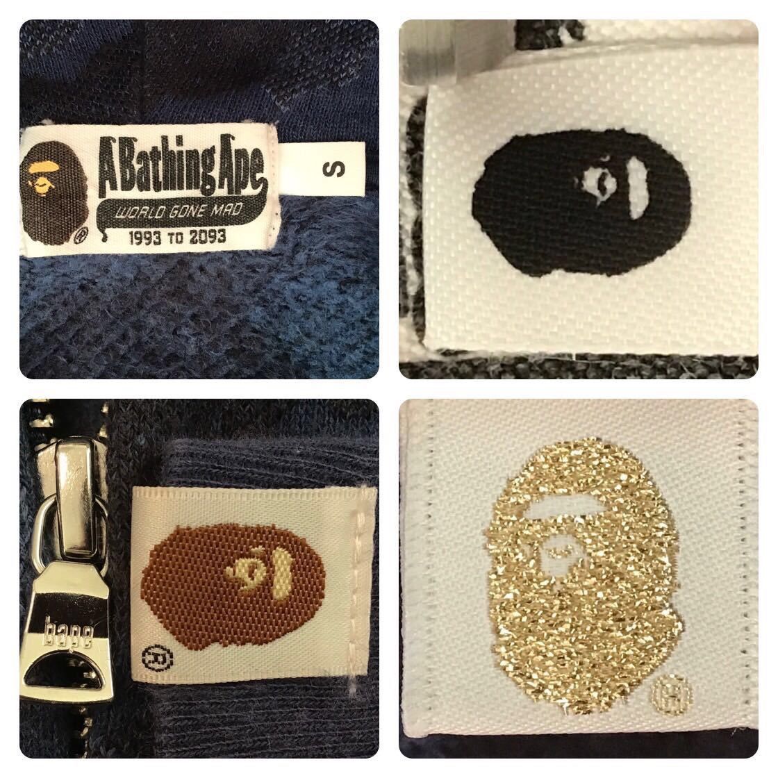 Bape BAPE Shark full zip hoodie jacquard blue camo a bathing ape Size US S / EU 44-46 / 1 - 8 Thumbnail