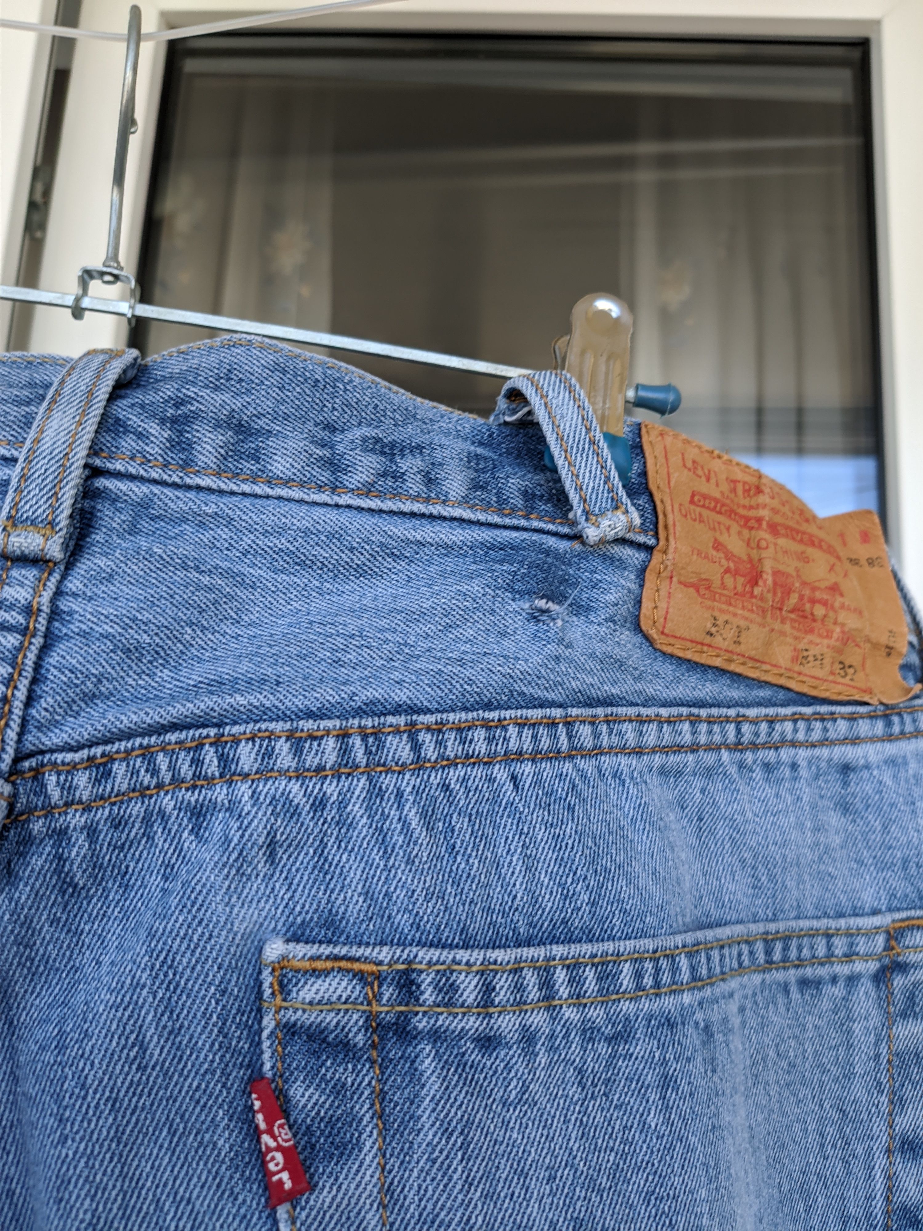 Levi's × Levi's Vintage Clothing × Vintage Vintage Levi's 501 Blue Distressed Denim Pant Size US 38 / EU 54 - 9 Thumbnail