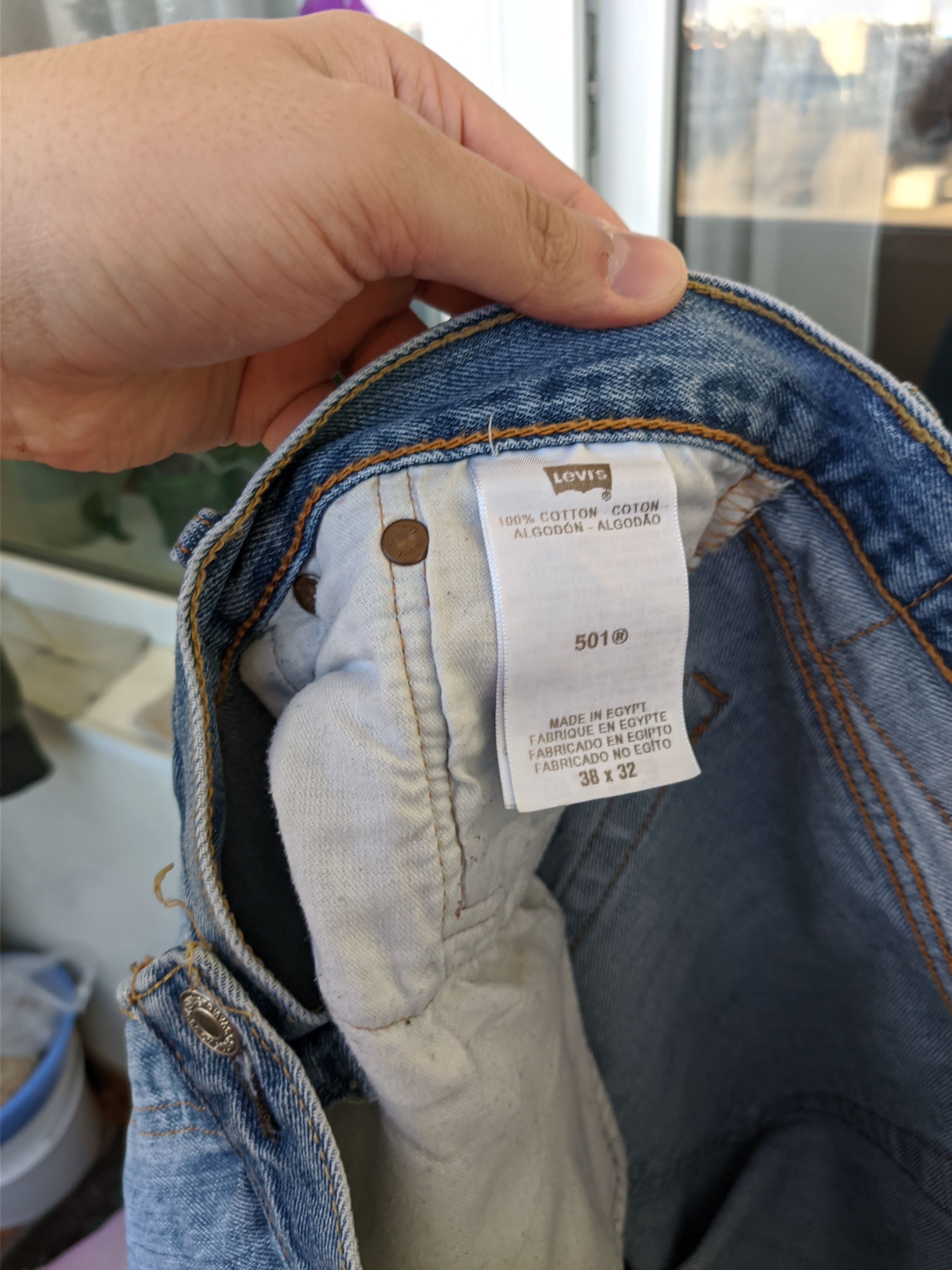 Levi's × Levi's Vintage Clothing × Vintage Vintage Levi's 501 Blue Distressed Denim Pant Size US 38 / EU 54 - 10 Thumbnail