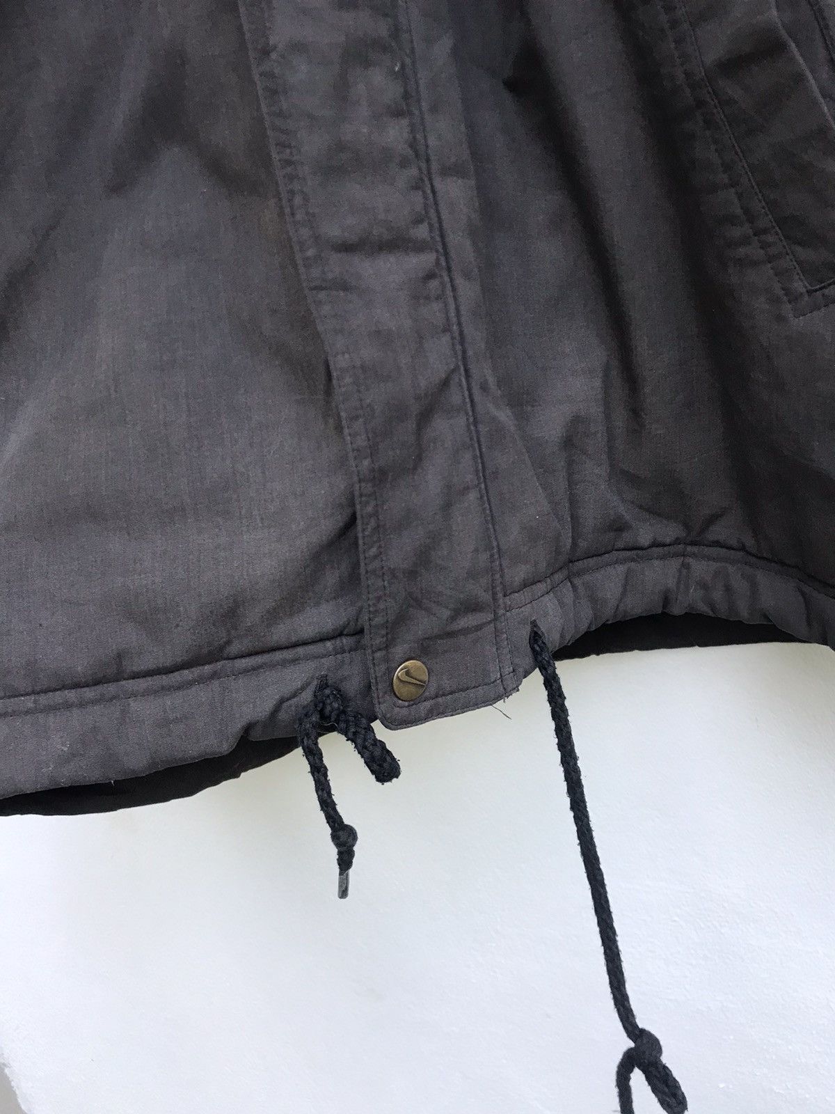 Nike × Vintage Vintage Swoosh by Nike Big Logo Embroidered Hoodie Jacket Size US XL / EU 56 / 4 - 4 Thumbnail