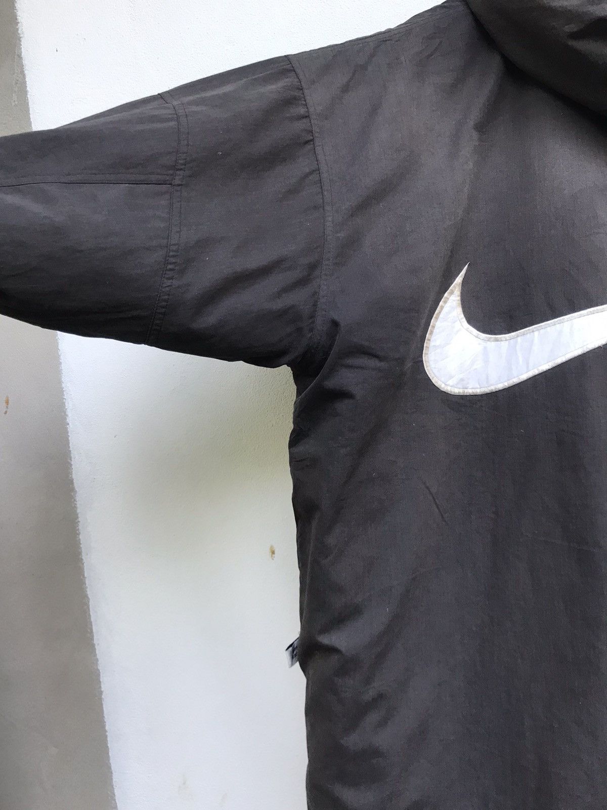 Nike × Vintage Vintage Swoosh by Nike Big Logo Embroidered Hoodie Jacket Size US XL / EU 56 / 4 - 10 Thumbnail