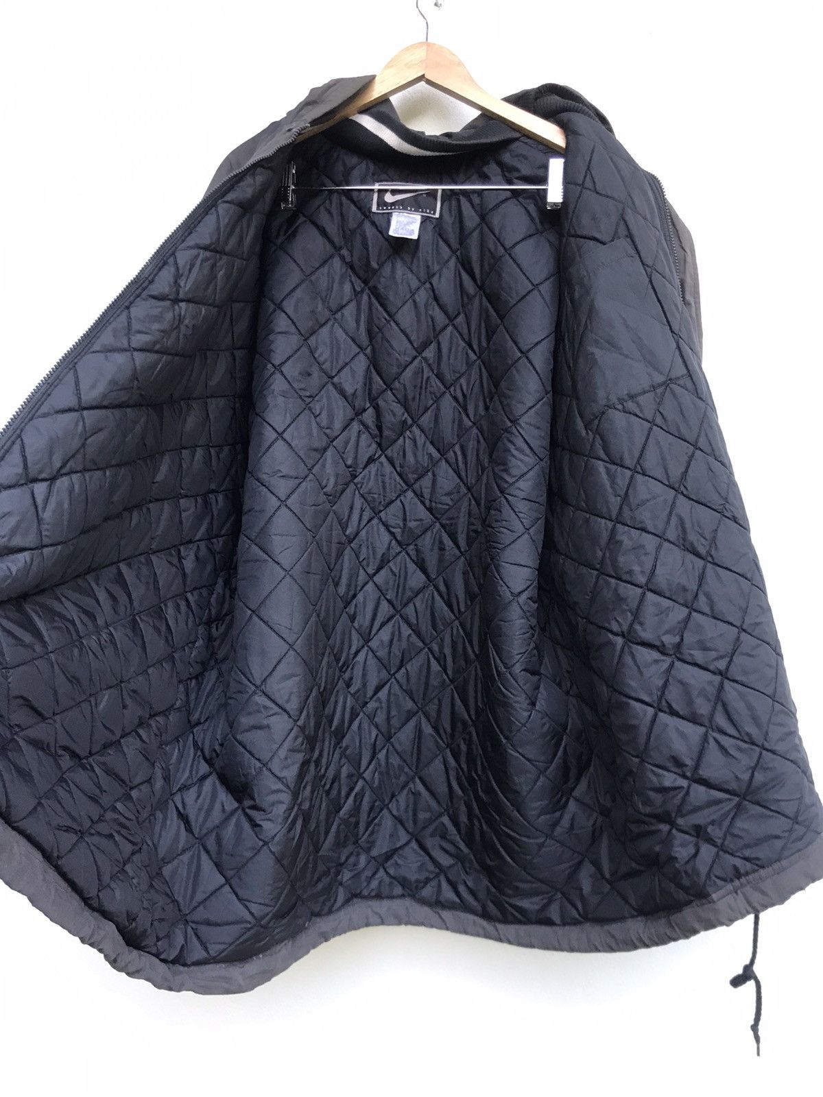 Nike × Vintage Vintage Swoosh by Nike Big Logo Embroidered Hoodie Jacket Size US XL / EU 56 / 4 - 18 Thumbnail