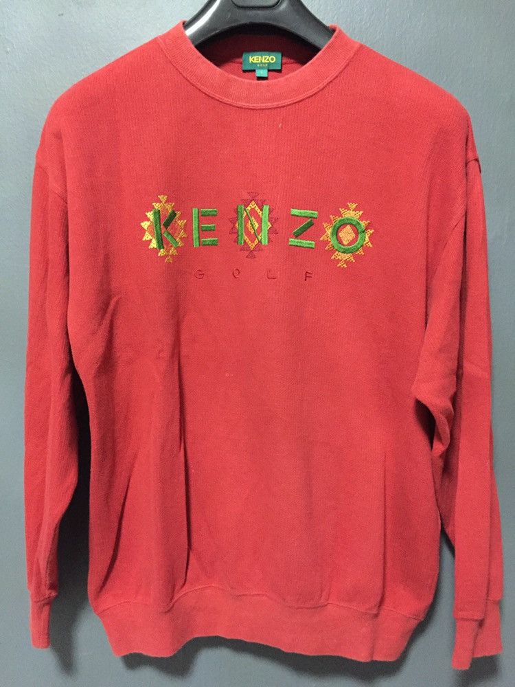 Other Kenzo Golf Sweatshirt Big Emboidery Logo Spellout fashion Size US M / EU 48-50 / 2 - 3 Thumbnail