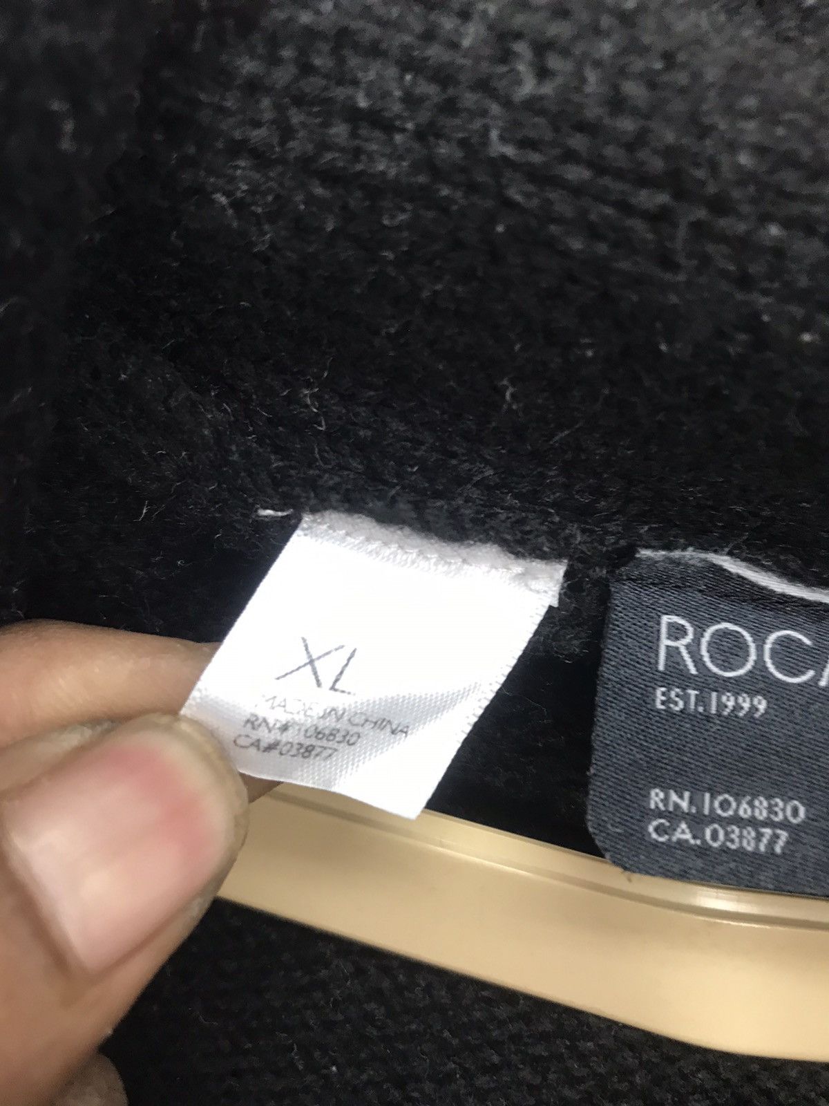 Rocawear Rocawear spellout knit button cardigan Size US M / EU 48-50 / 2 - 4 Thumbnail