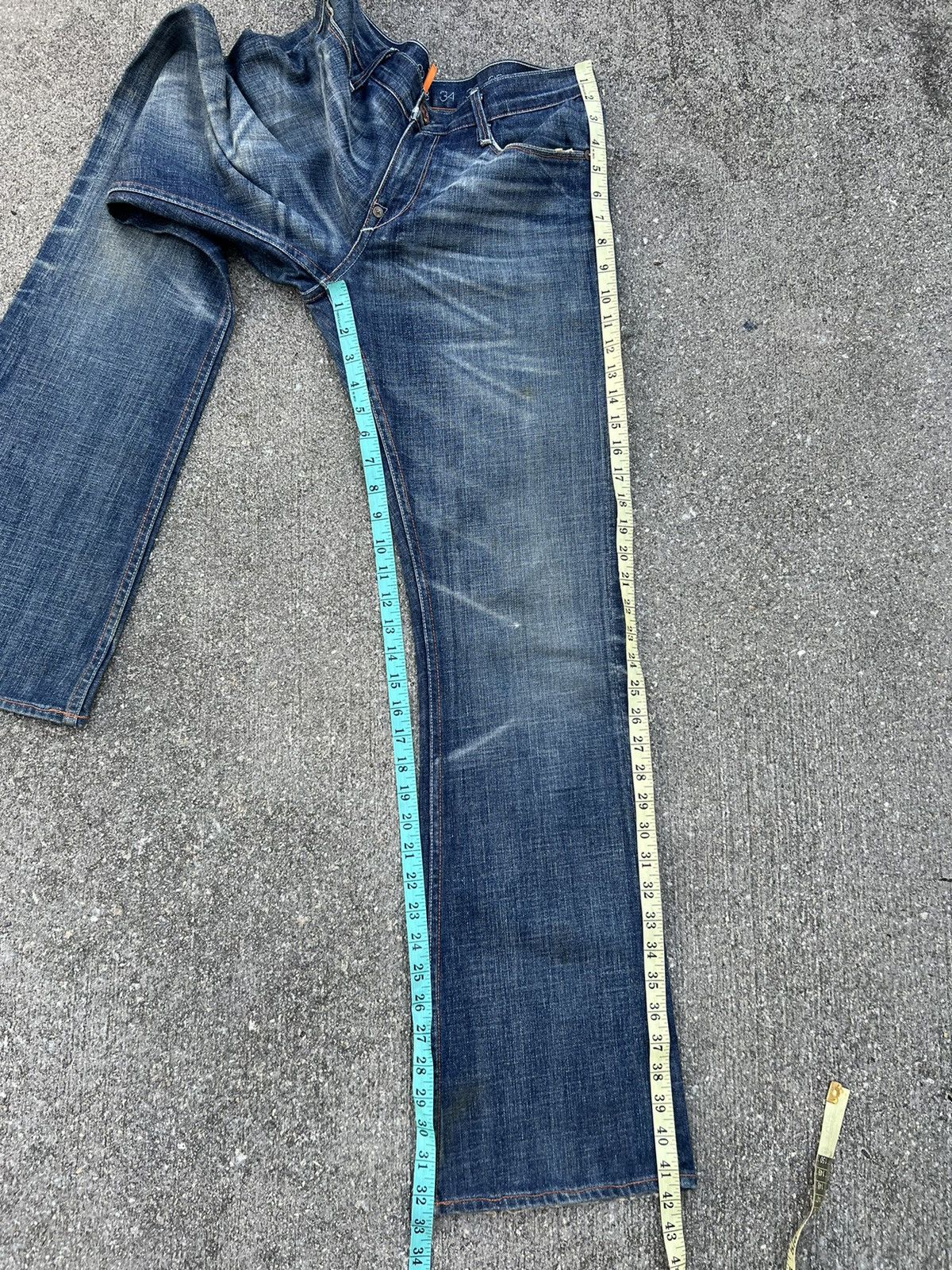 Earnest Sewn Earnest Sewn Rips Distressed Denim Flare Jeans Size US 30 / EU 46 - 4 Thumbnail