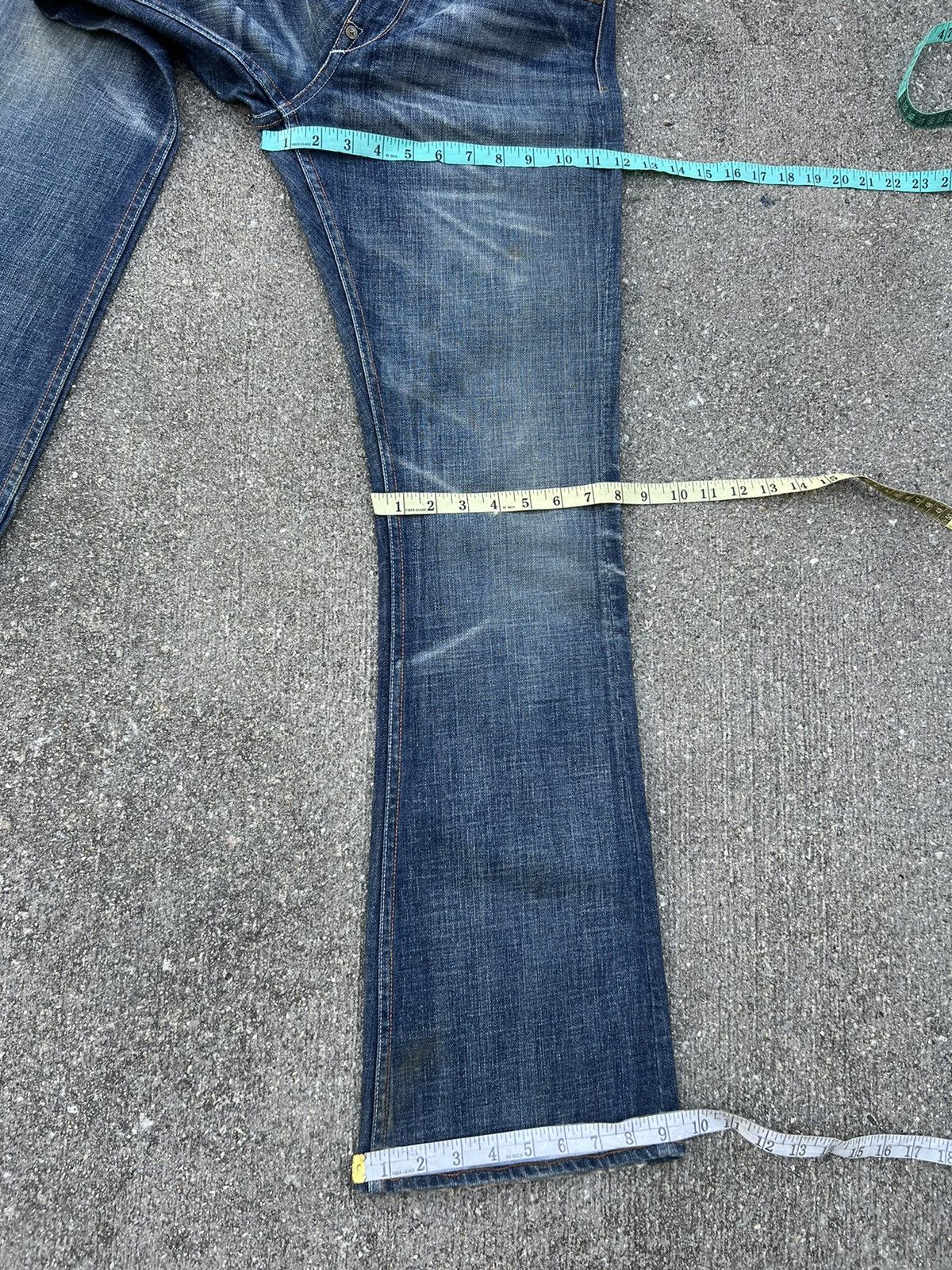 Earnest Sewn Earnest Sewn Rips Distressed Denim Flare Jeans Size US 30 / EU 46 - 3 Thumbnail
