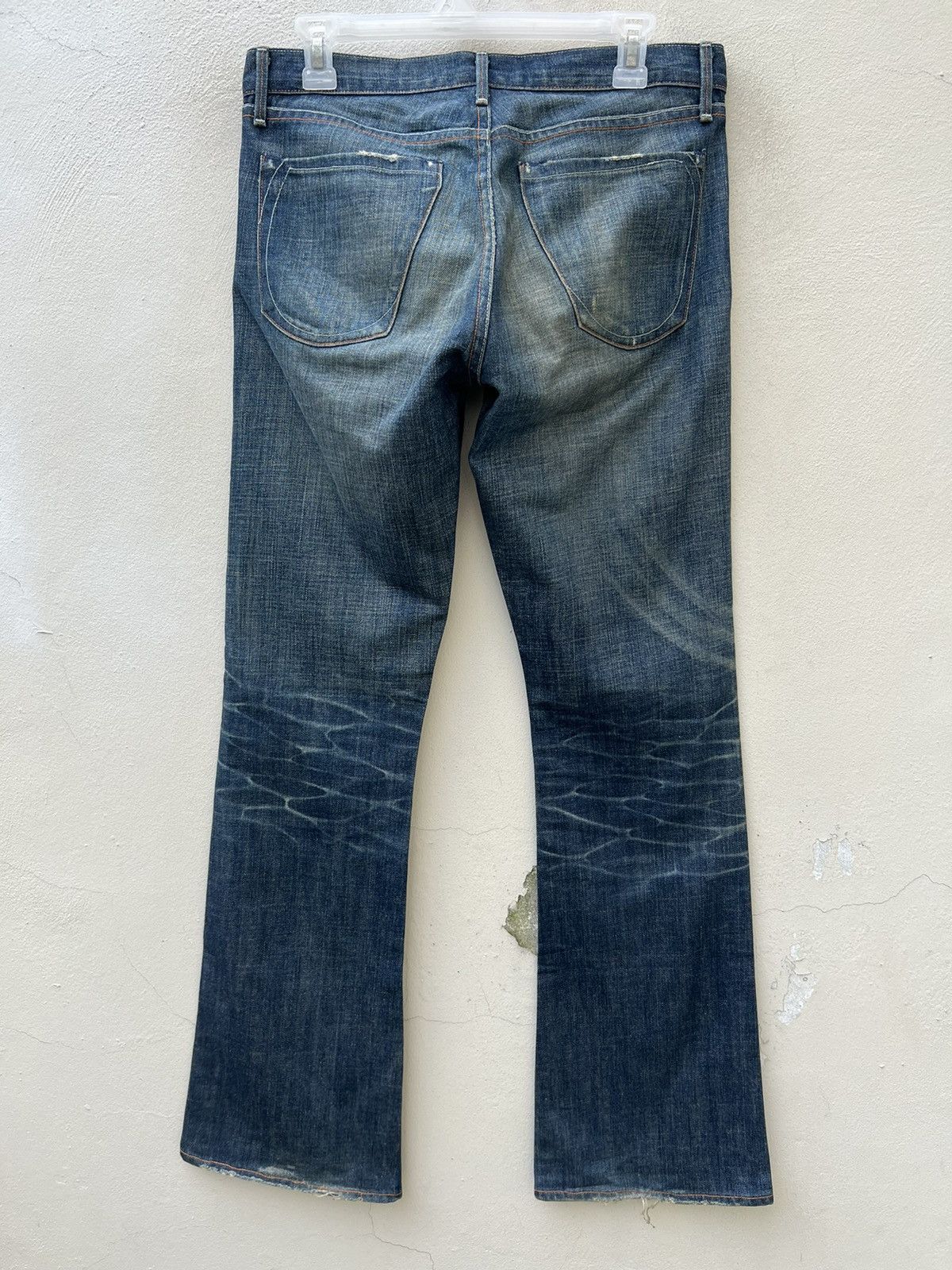 Earnest Sewn Earnest Sewn Rips Distressed Denim Flare Jeans Size US 30 / EU 46 - 14 Thumbnail